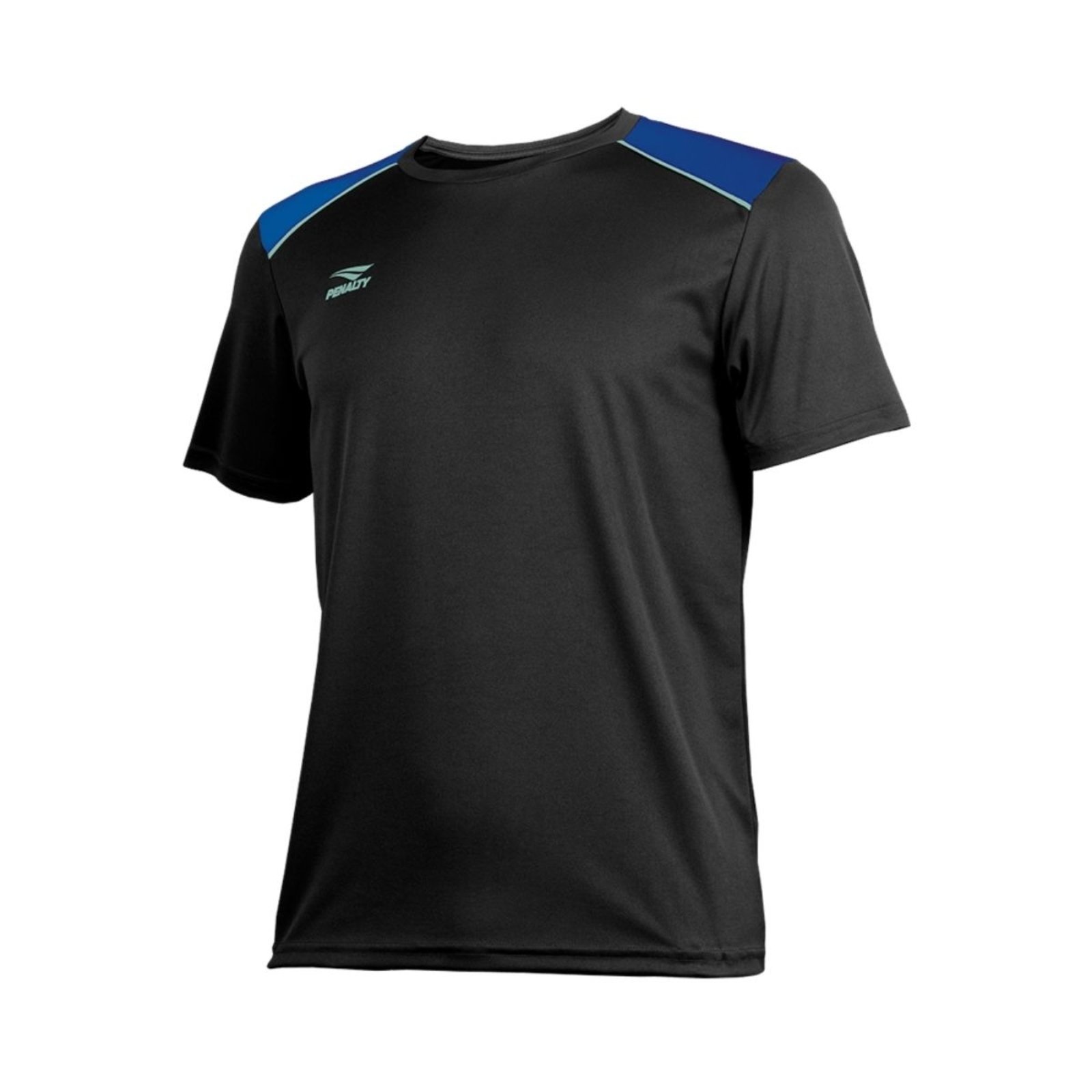 Vista 2 Camiseta Penalty Futebol Shoulder Juvenil preto Penalty preto
