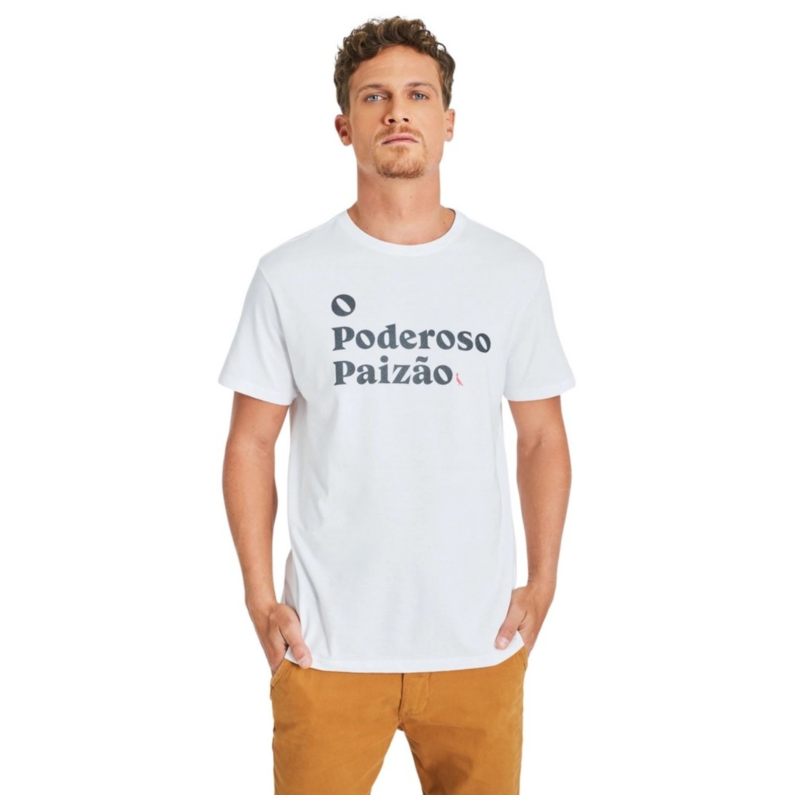 Camiseta Poderoso Paizao Reserva Branco