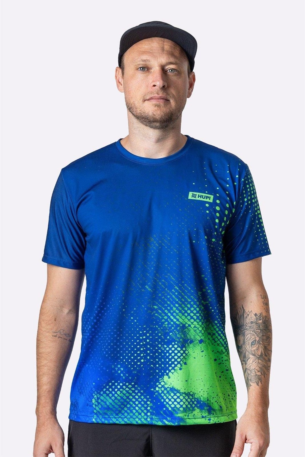 Camiseta Dry Fit HUPI Impact Masculina Azul Marinho