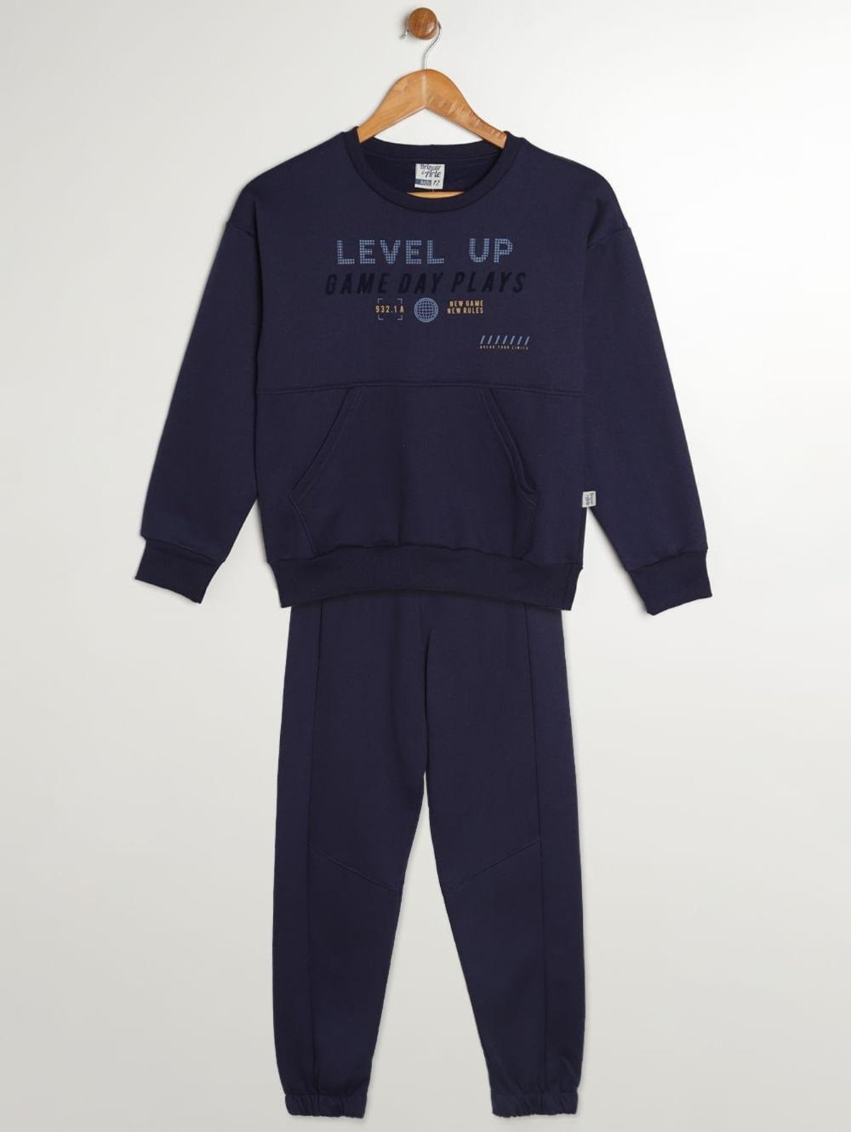 Infantil - Conjunto Longo Estampado Juvenil Para Menino- MARINHO