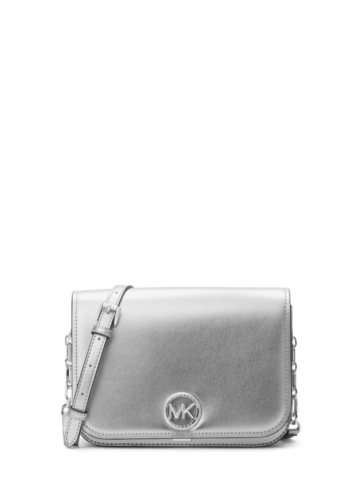 Vista 2 Bolsa Transversal Delancey Média De Couro 30S4sd8m2m040 prata prata