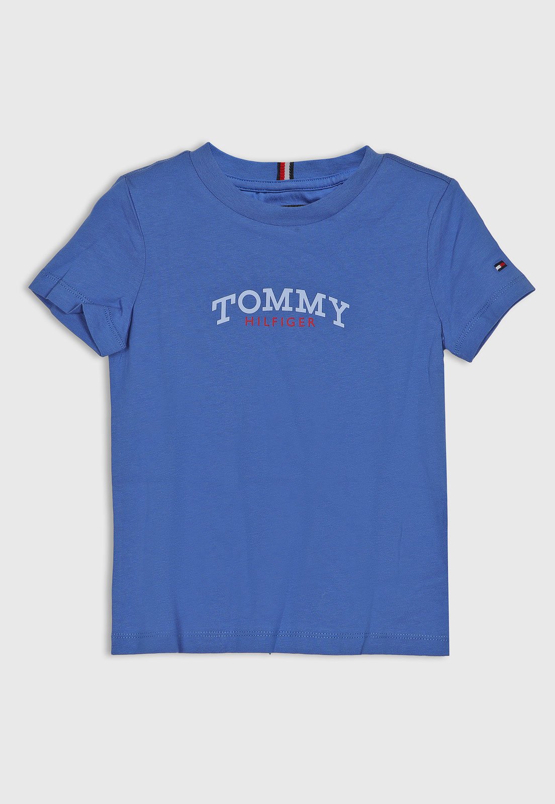Infantil - Camiseta Tommy Hilfiger Logo Azul