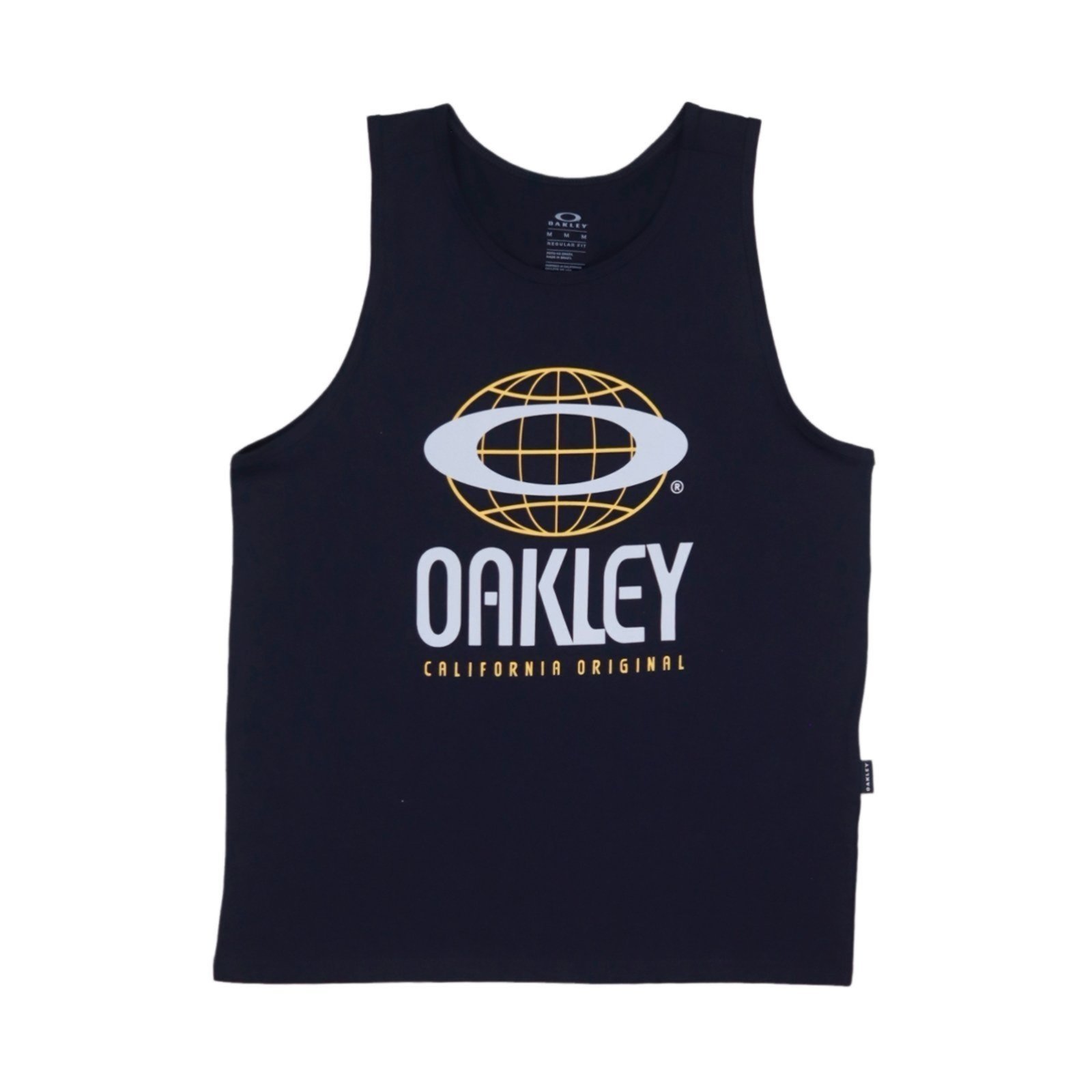 Camiseta Regata Masculina Oakley World Wide Tank Blackout
