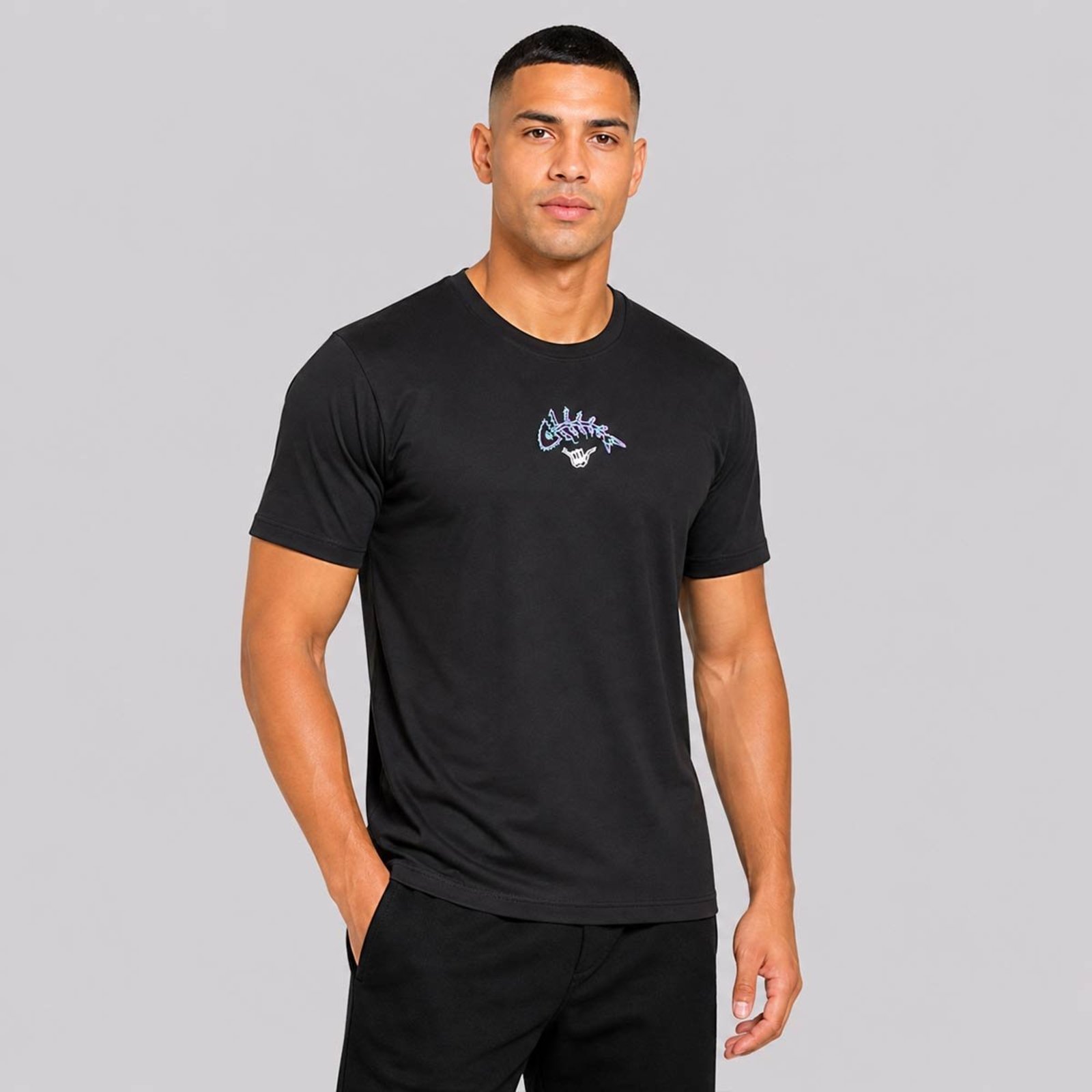 Camiseta Hang Loose Fish Preta