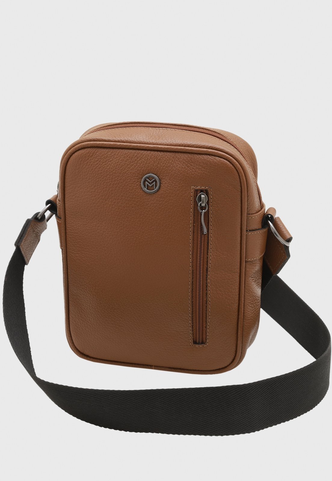 Bolsa Crossbody de Couro Mariart Amy Camel