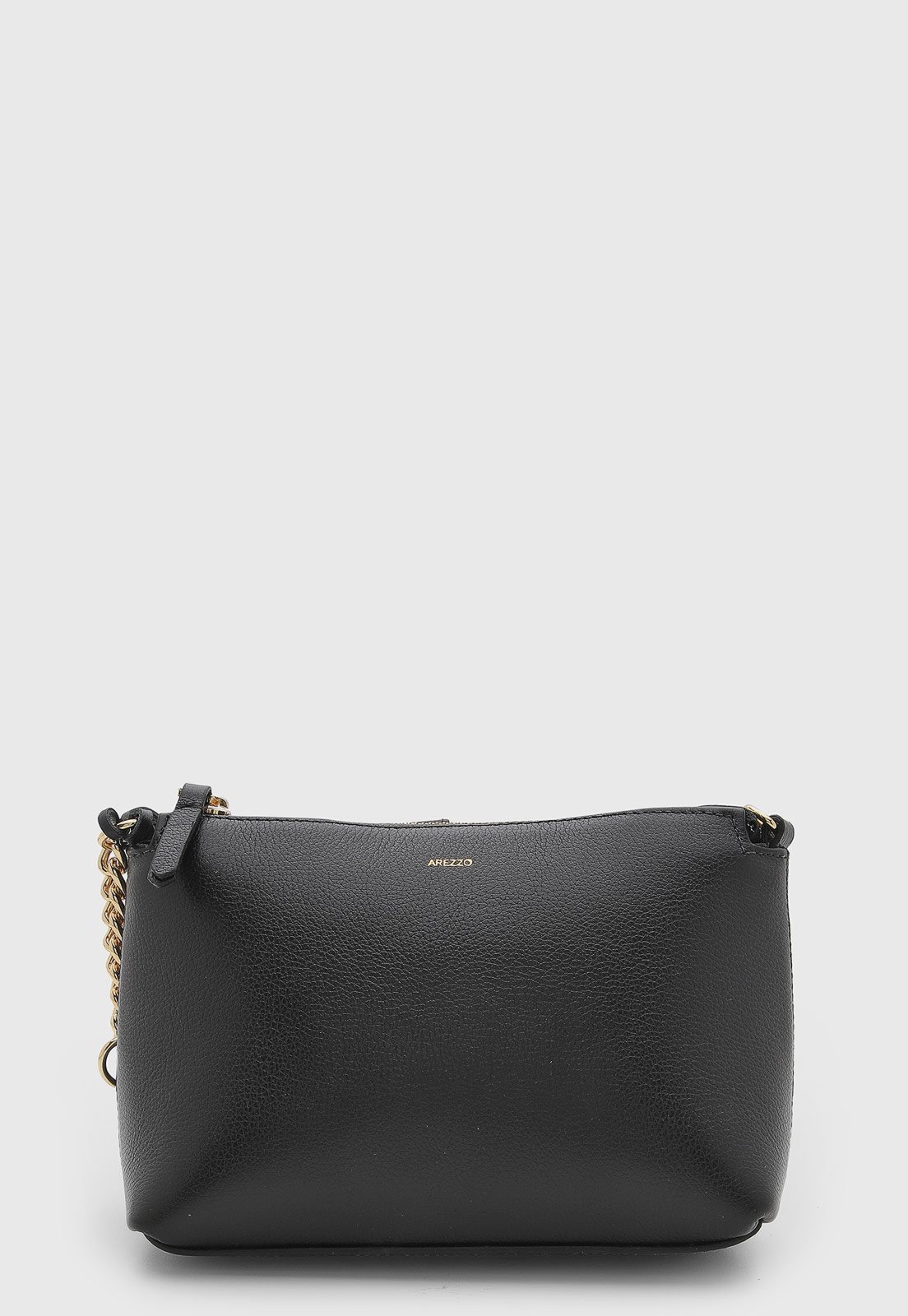 Bolsa Feminina Arezzo Média Couro Preta