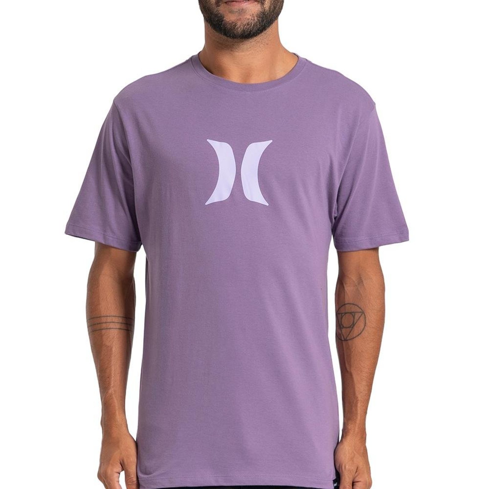 Camiseta Hurley Icon SM27 Masculina Roxo
