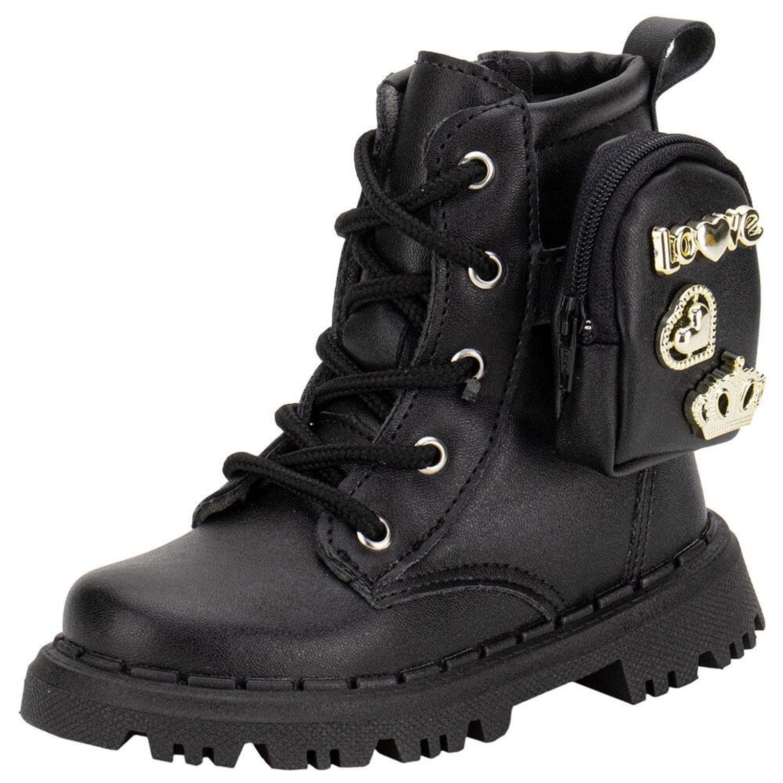 Infantil - Bota Coturno Bag Nilqi 15106 8069014 Preto