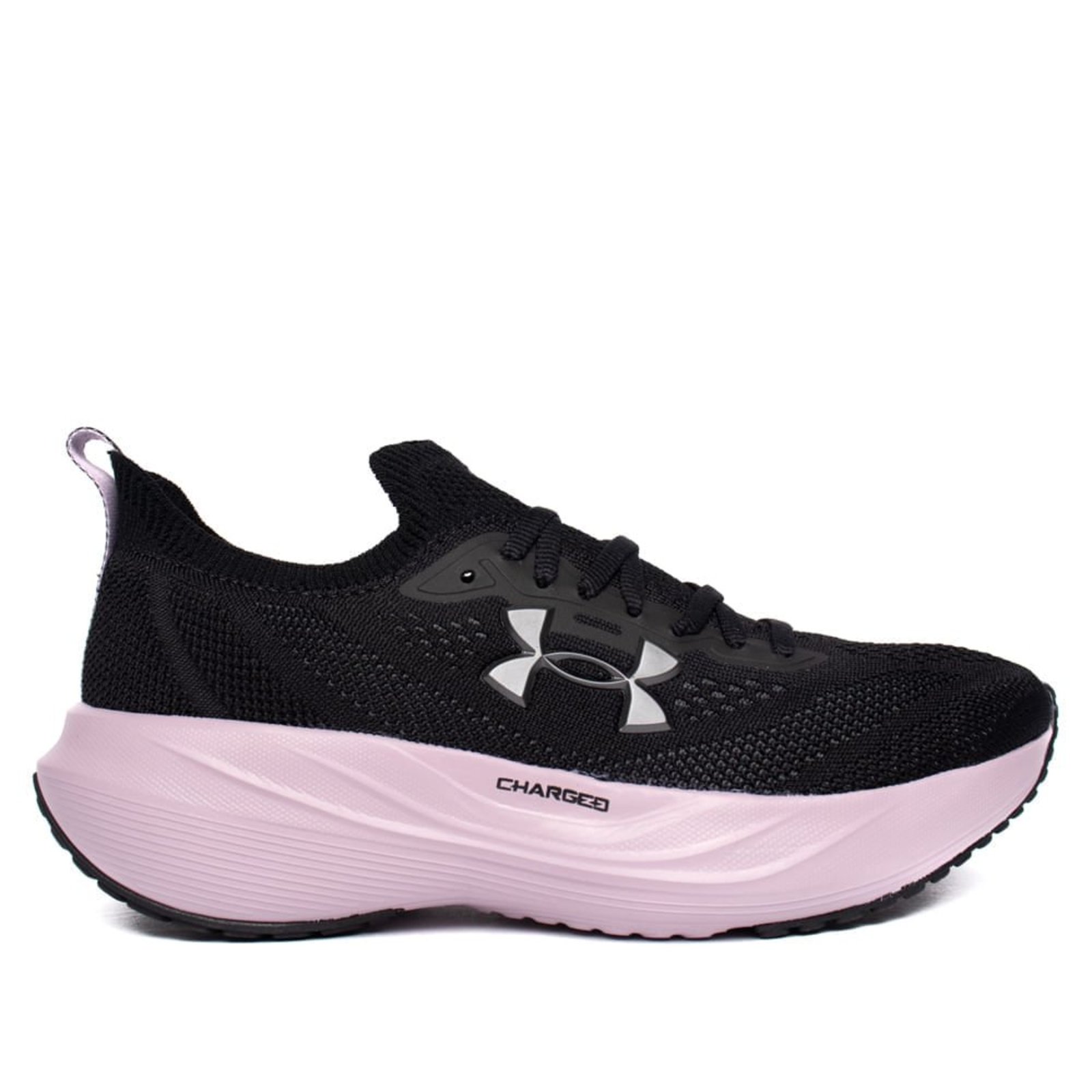 Tênis Feminino Under Armour Charged Slight 4 Preto/Rosa