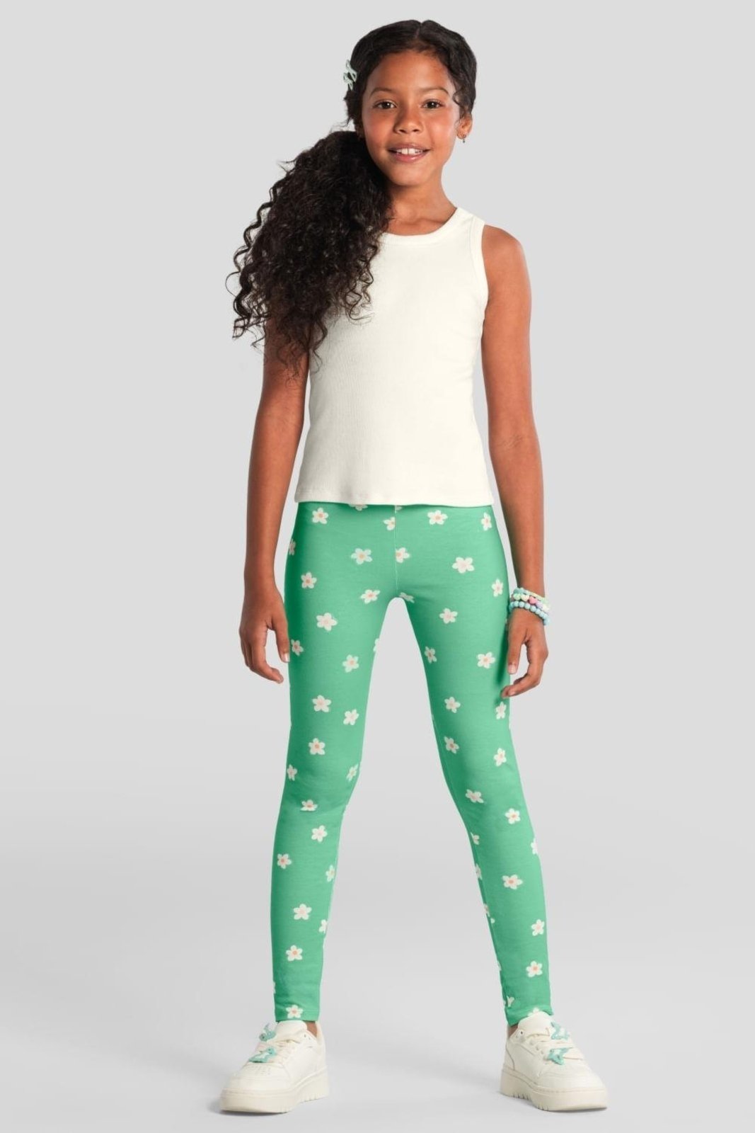 Infantil - Blusa menina regata em ribana Brandili