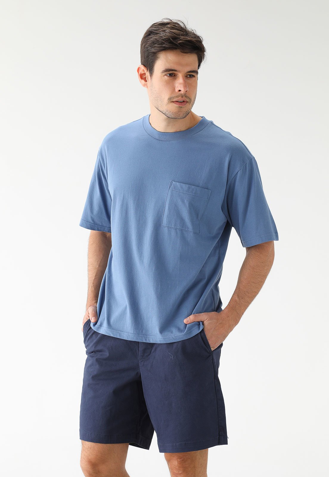 Camiseta GAP Reta Pocket Azul