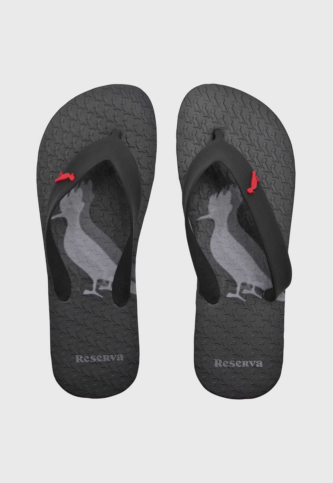 Chinelo Masculino Reserva Tiras Clássicas Preto