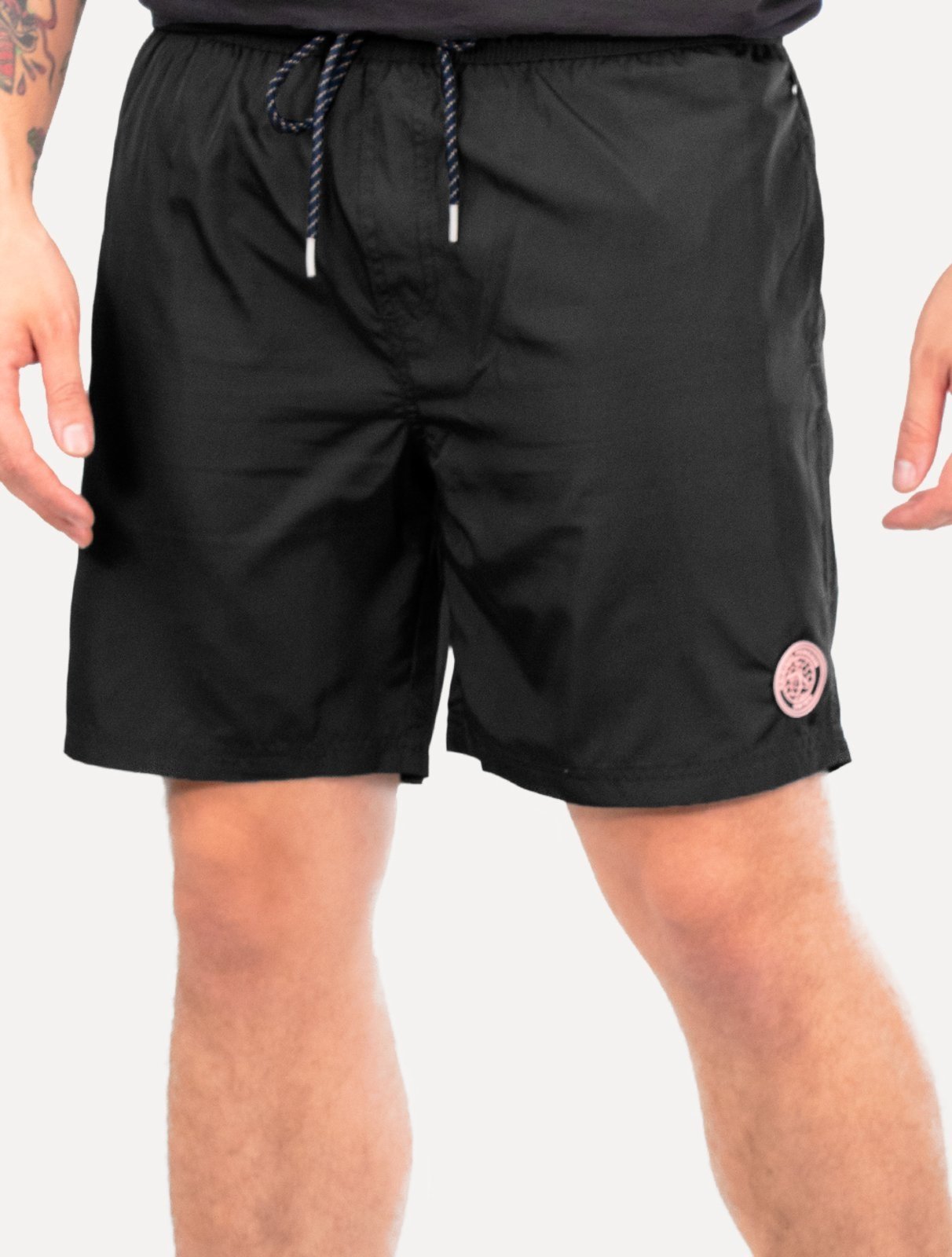 Short Original Penguin Masculino D Água Basic Patch Preto