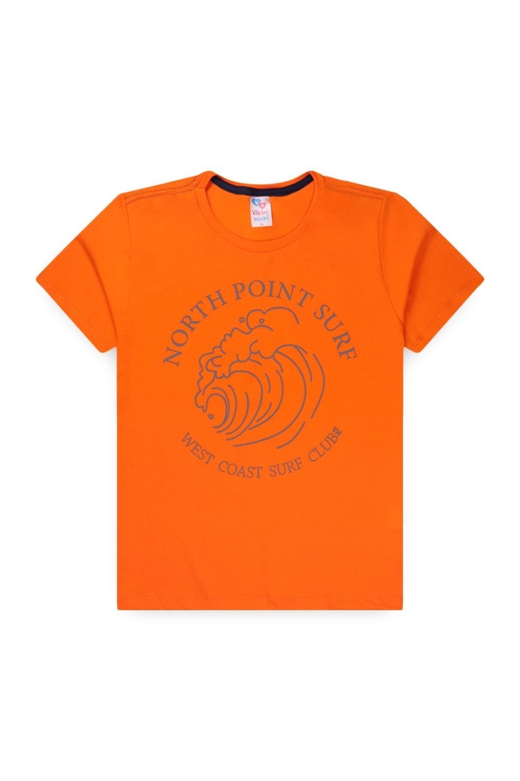 Infantil - Camiseta Meia Malha Juvenil Masculina West Coast Surf