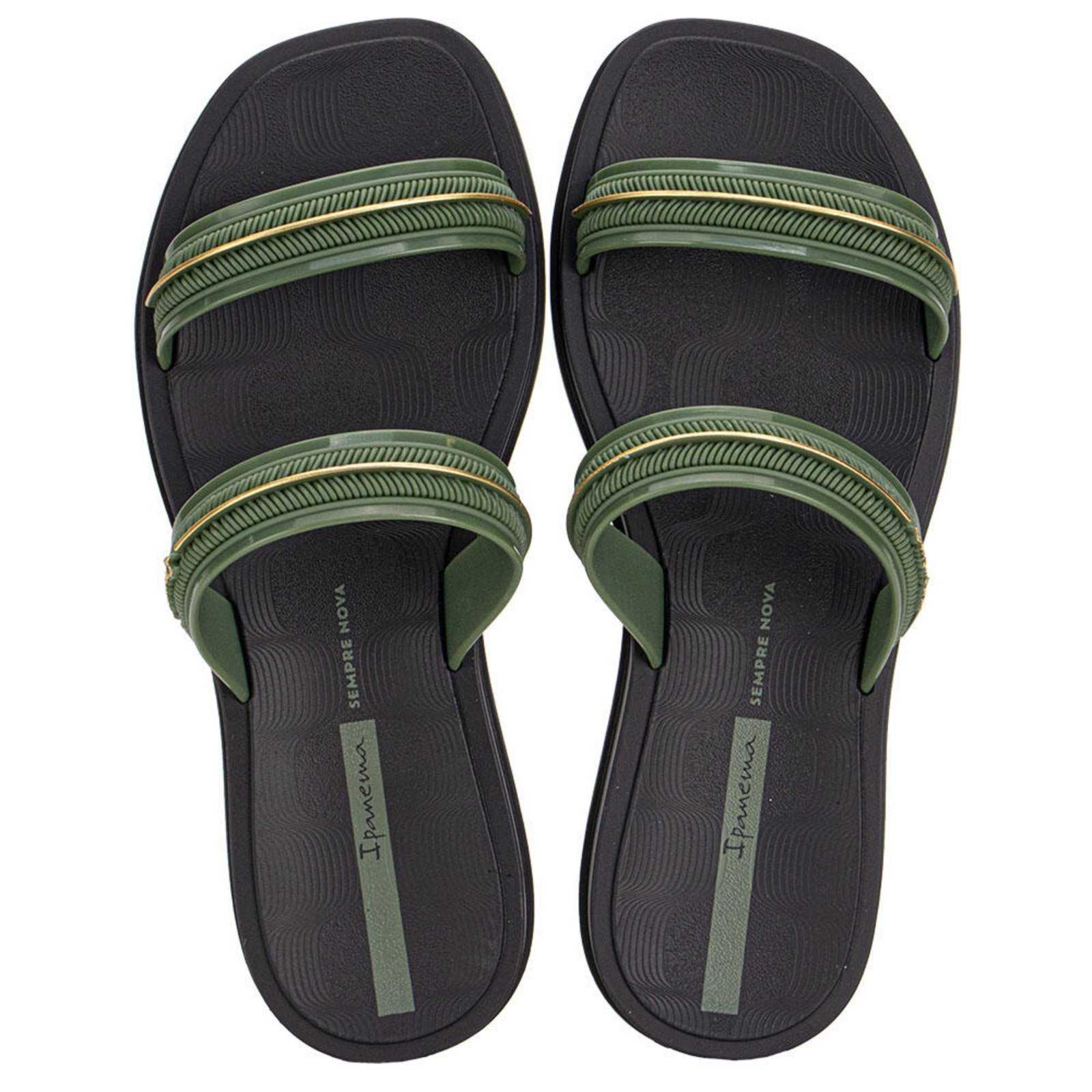 Chinelo Feminino Slide Glow Ipanema 27400 3297400 Preto