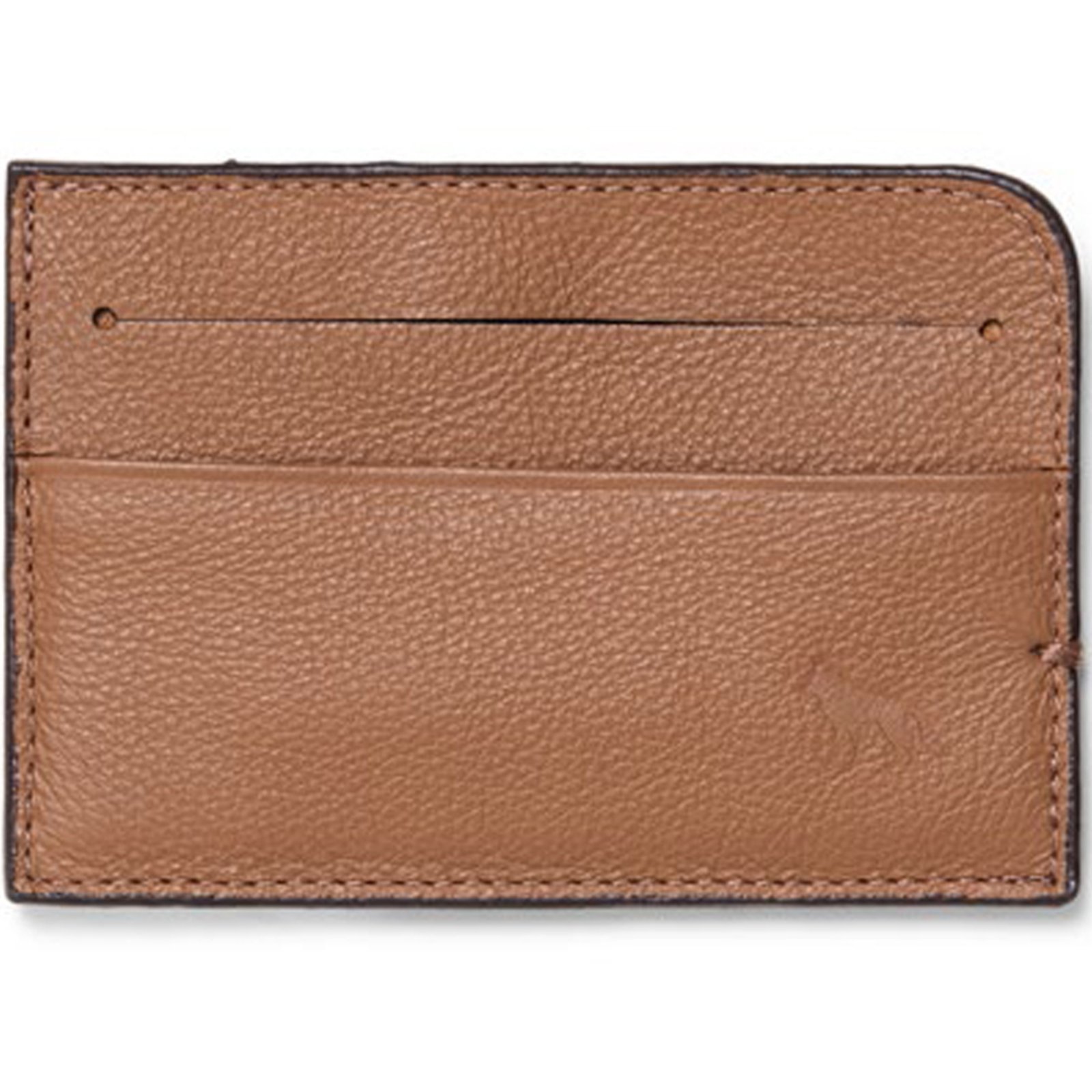 Vista 2 Carteira Couro Acostamento Card Pr25 Masculino marrom Acostamento marrom
