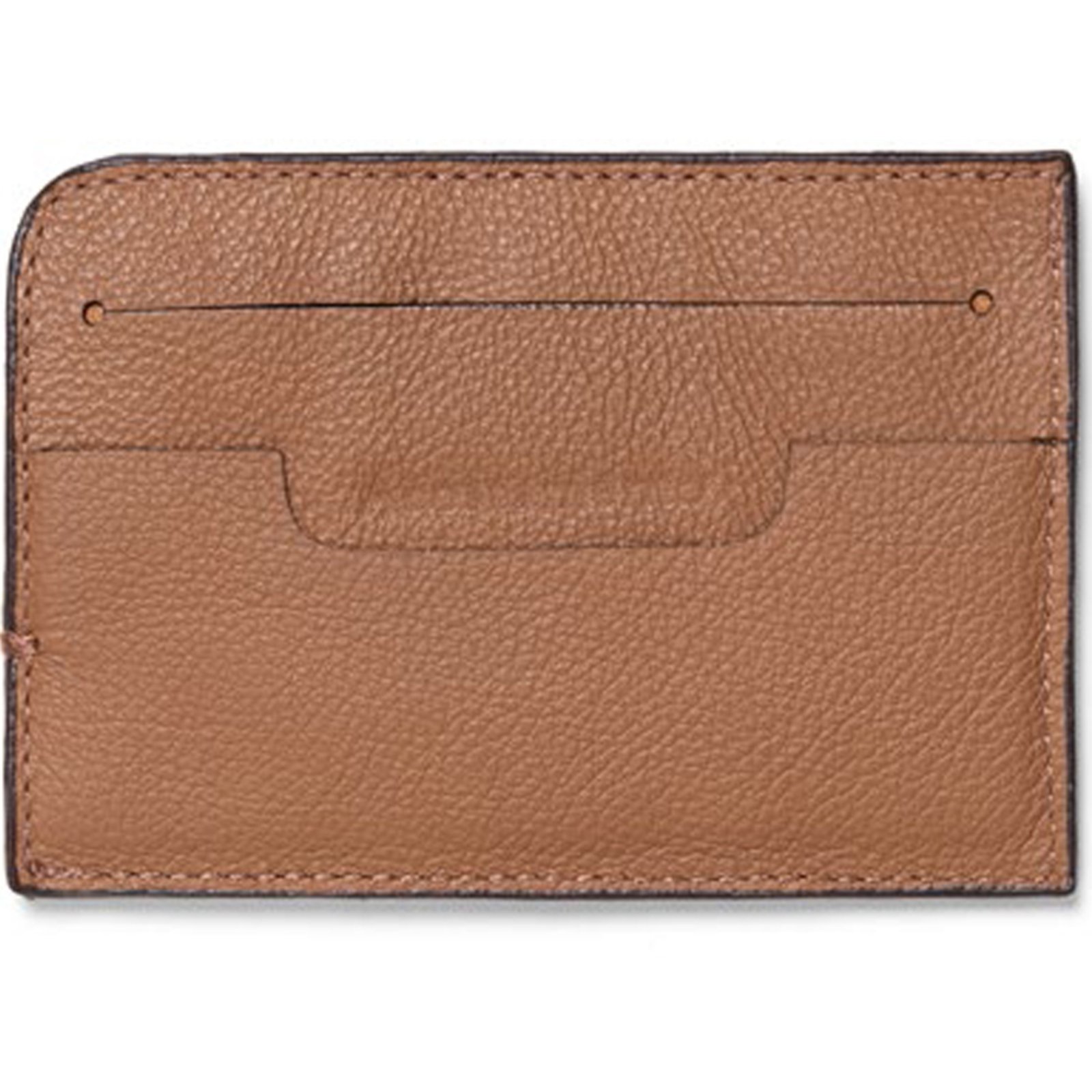Vista 3 Carteira Couro Acostamento Card Pr25 Masculino marrom Acostamento marrom