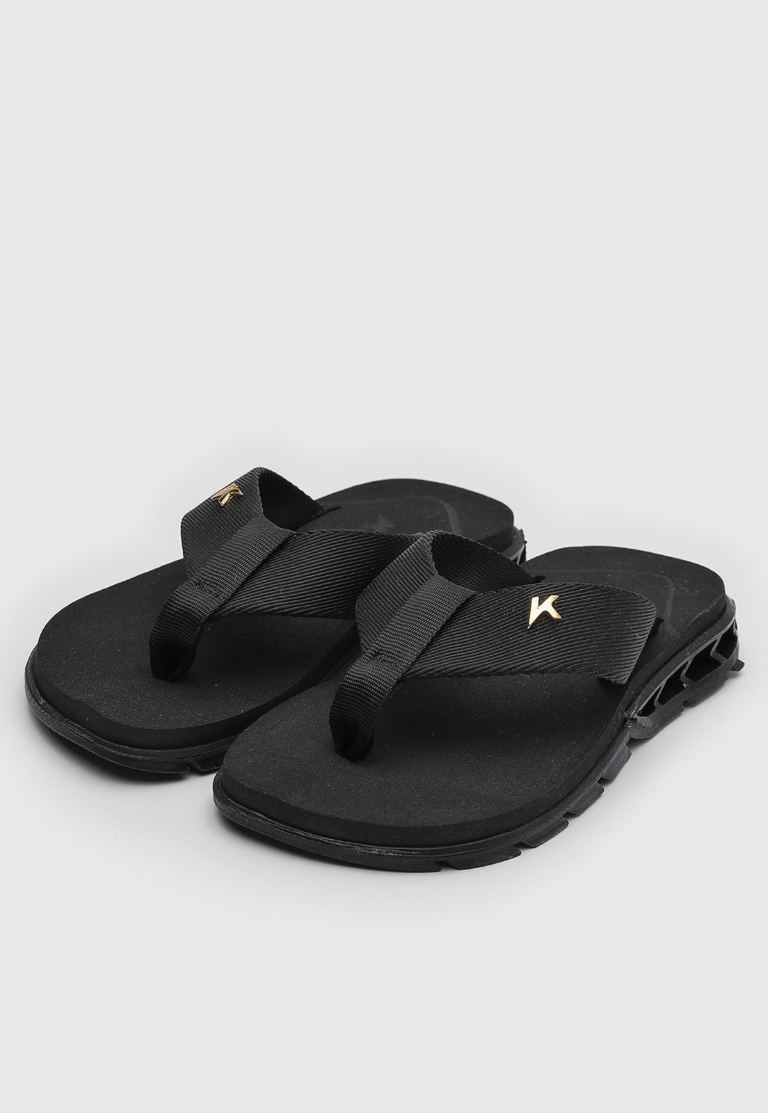 Vista 3 Infantil - Chinelo Kenner Kive Preta preto Kenner preto