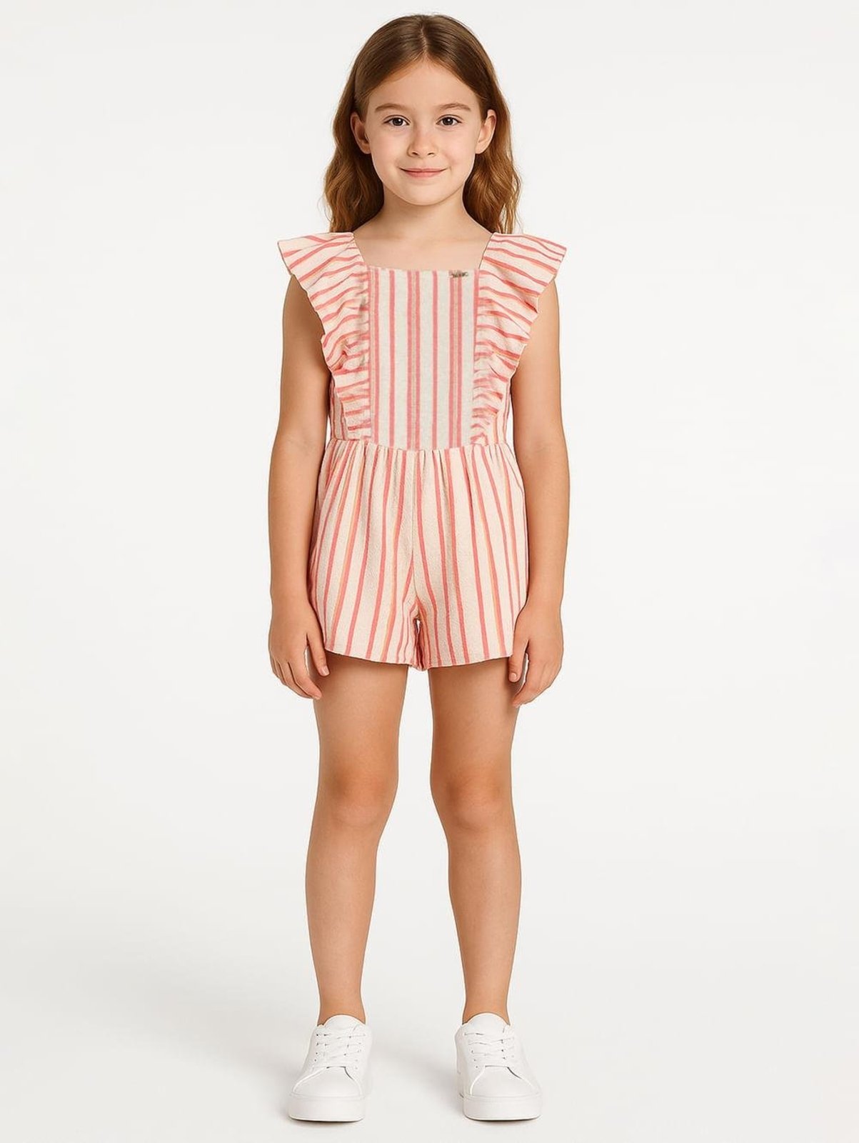Infantil - Macacão Malha Para Menina - ROSA