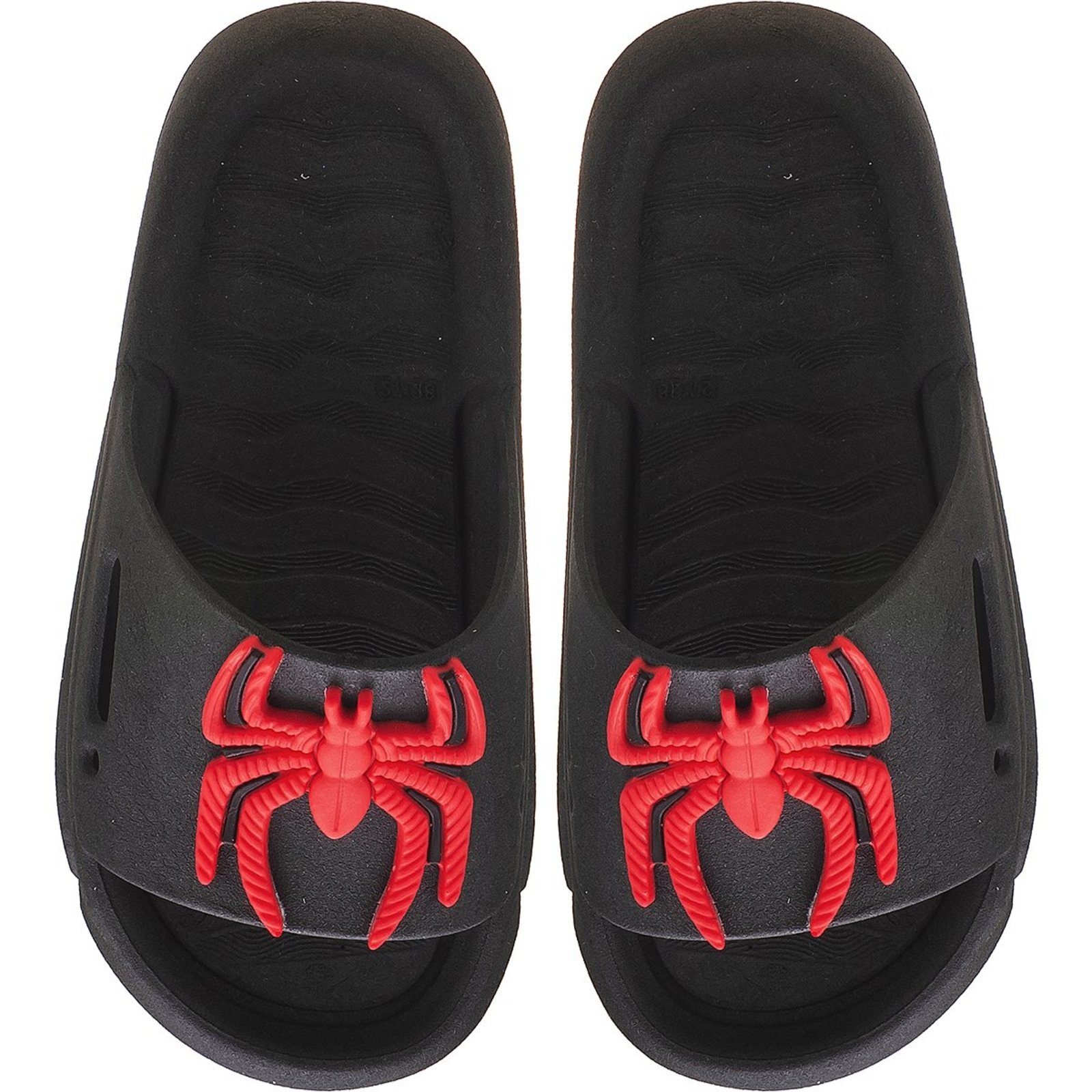 Infantil - Chinelo Slide Preto Aranha tep
