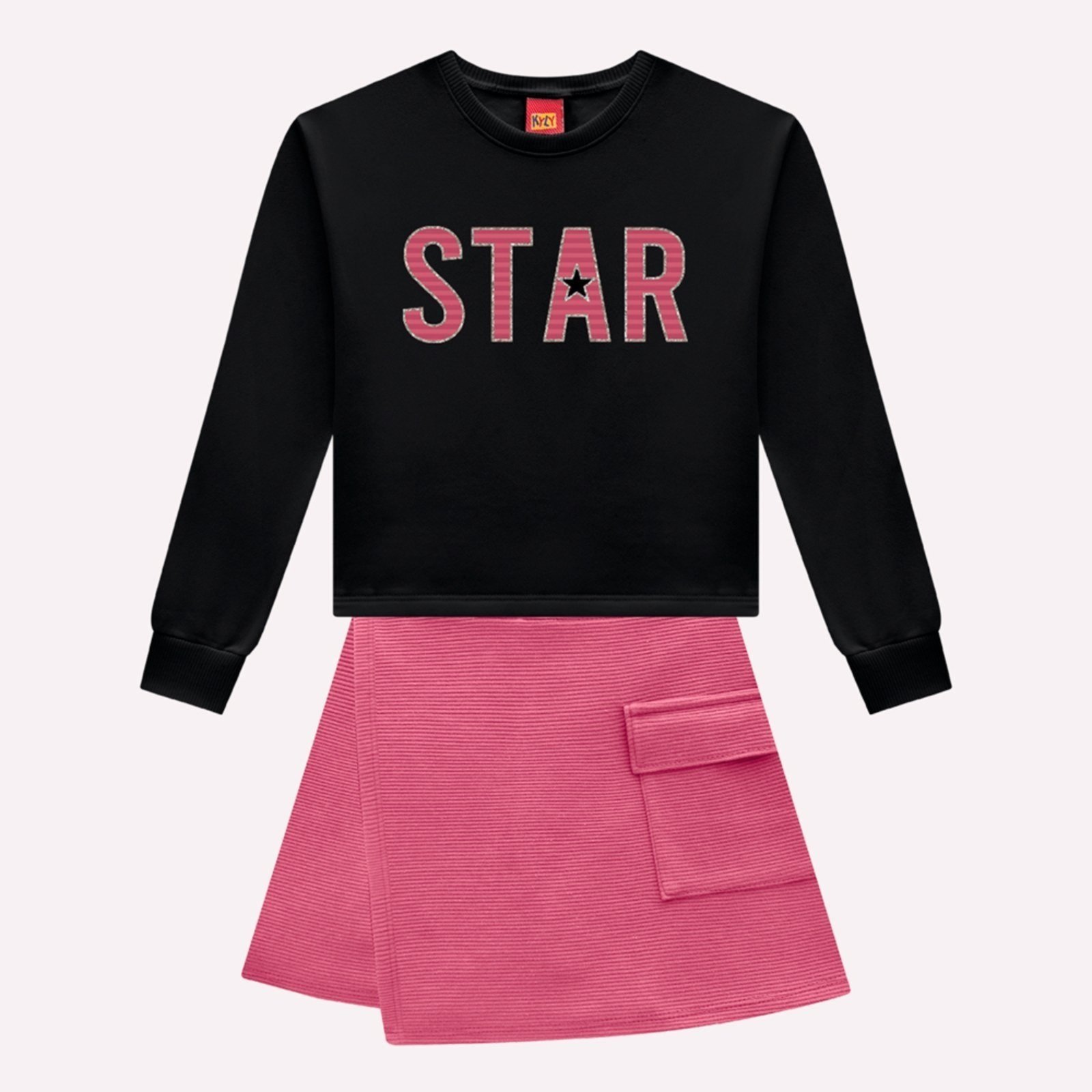 Infantil - Conjunto Menina Bordado Kyly