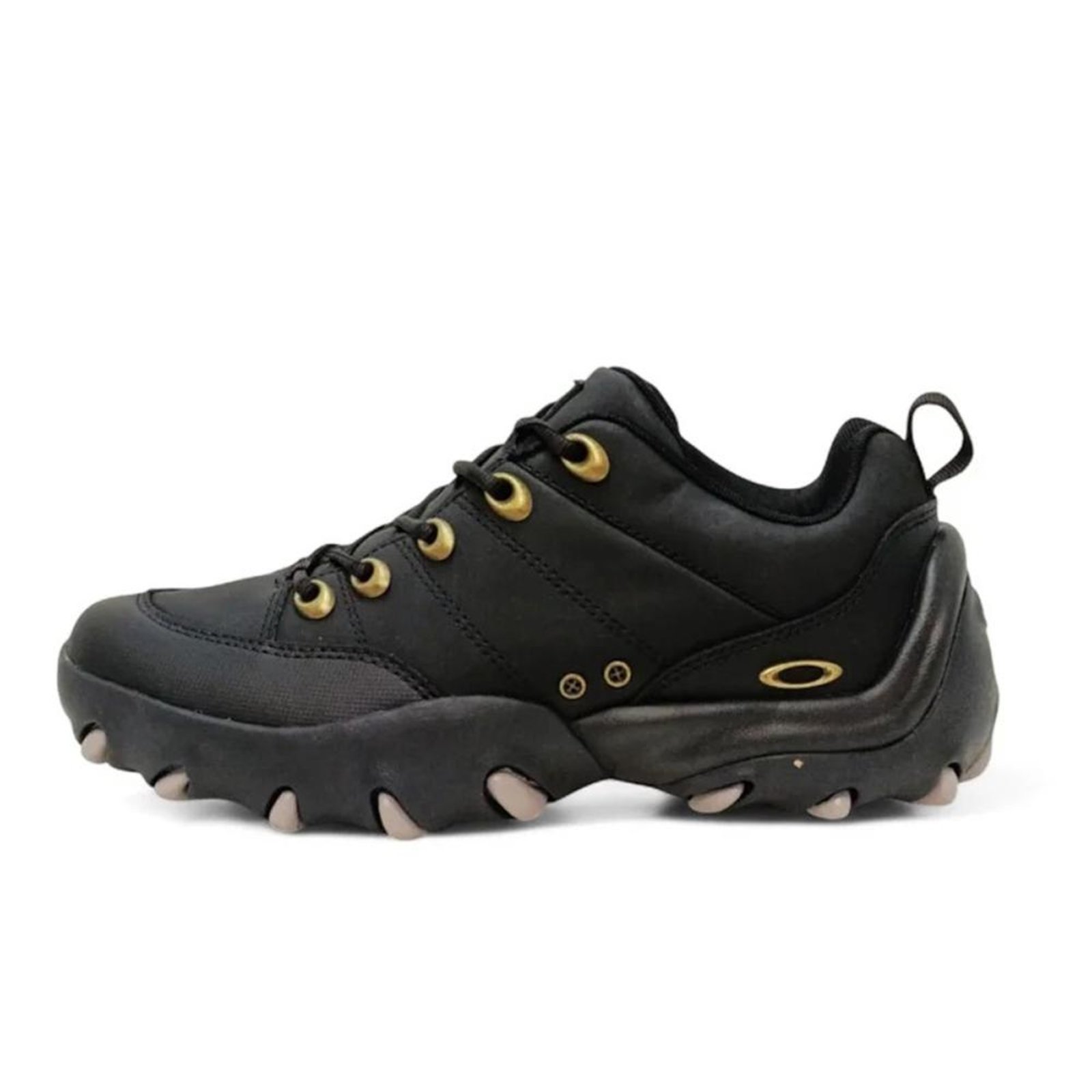 Vista 3 Tênis Oakley Air Strip SM26 Masculino Black/Gold preto black Oakley preto black