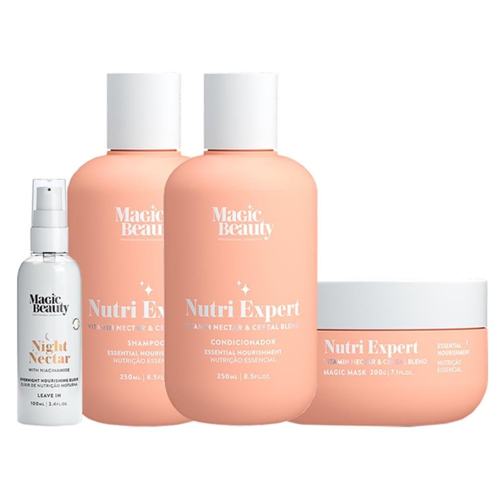 Kit Magic BEauty Sh 250ml + Cond 250ml + Máscara