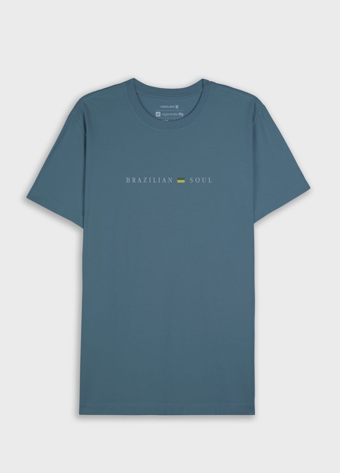 T-shirt slim vintage br soul flag OSKLEN