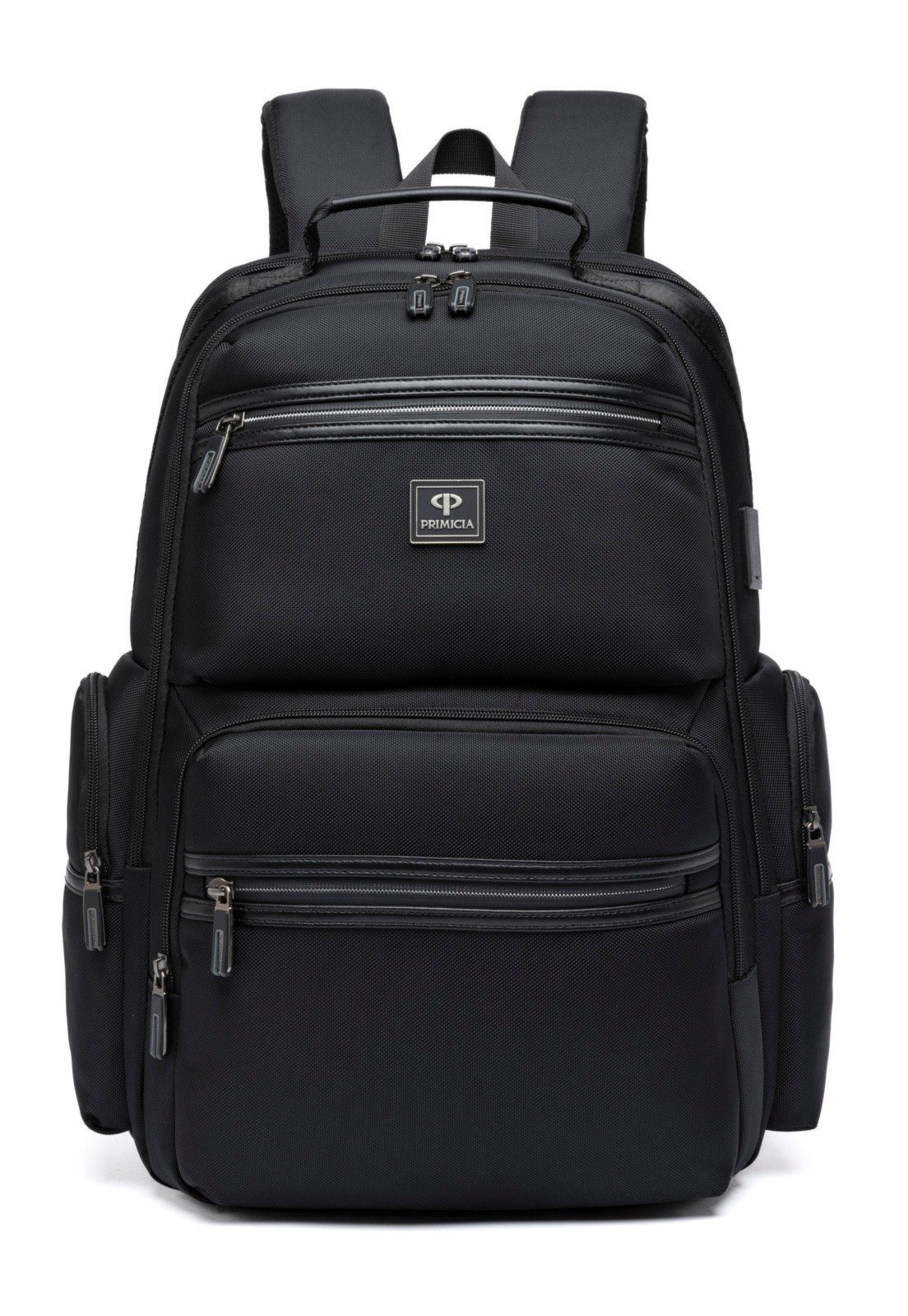 Mochila Executiva Primicia Masculina Notebook USB Resistente Passador de Mala Trabalho Faculdade Bolsa Casual