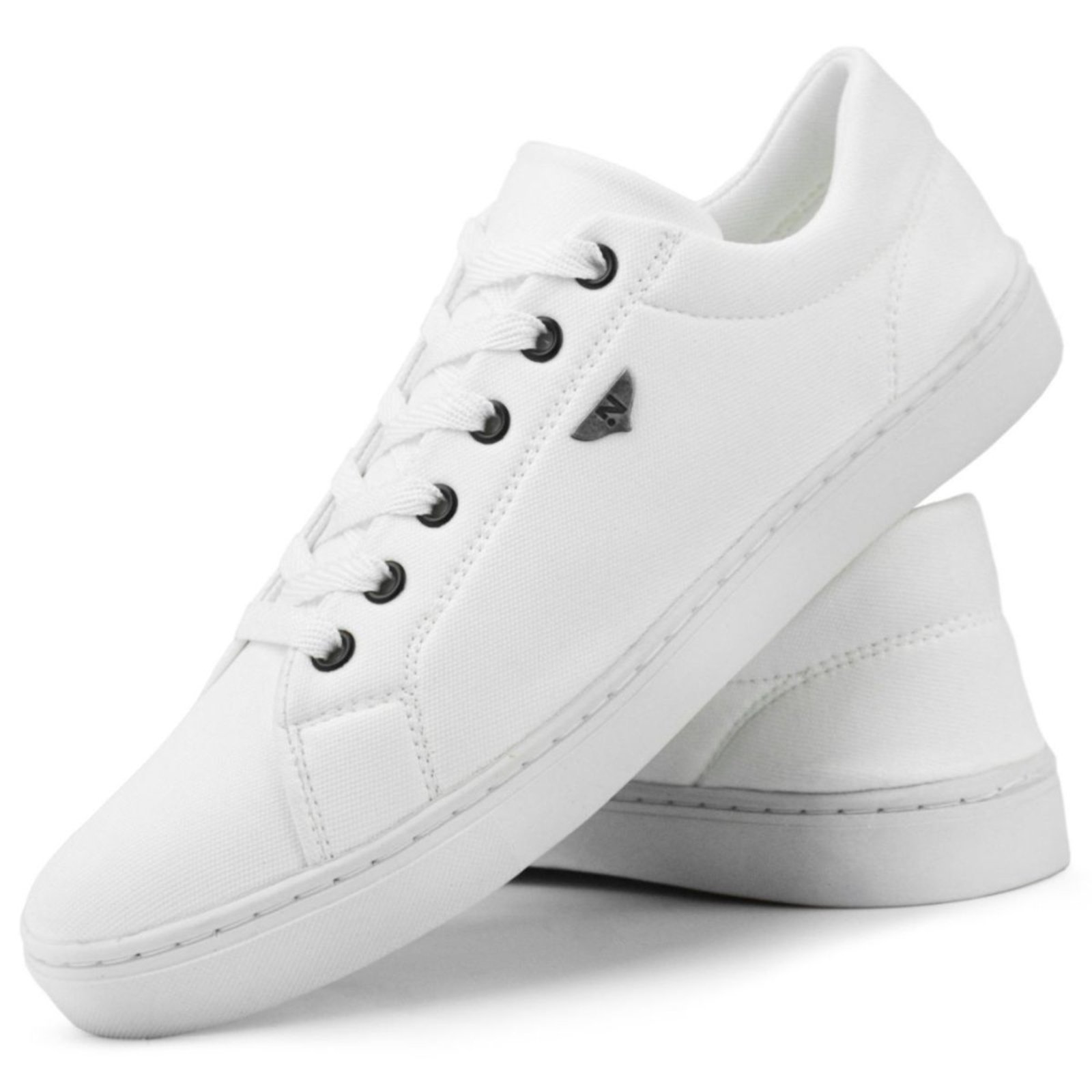 Tênis Branco Masculino Sapatênis Casual Skateboard Comfy Branco