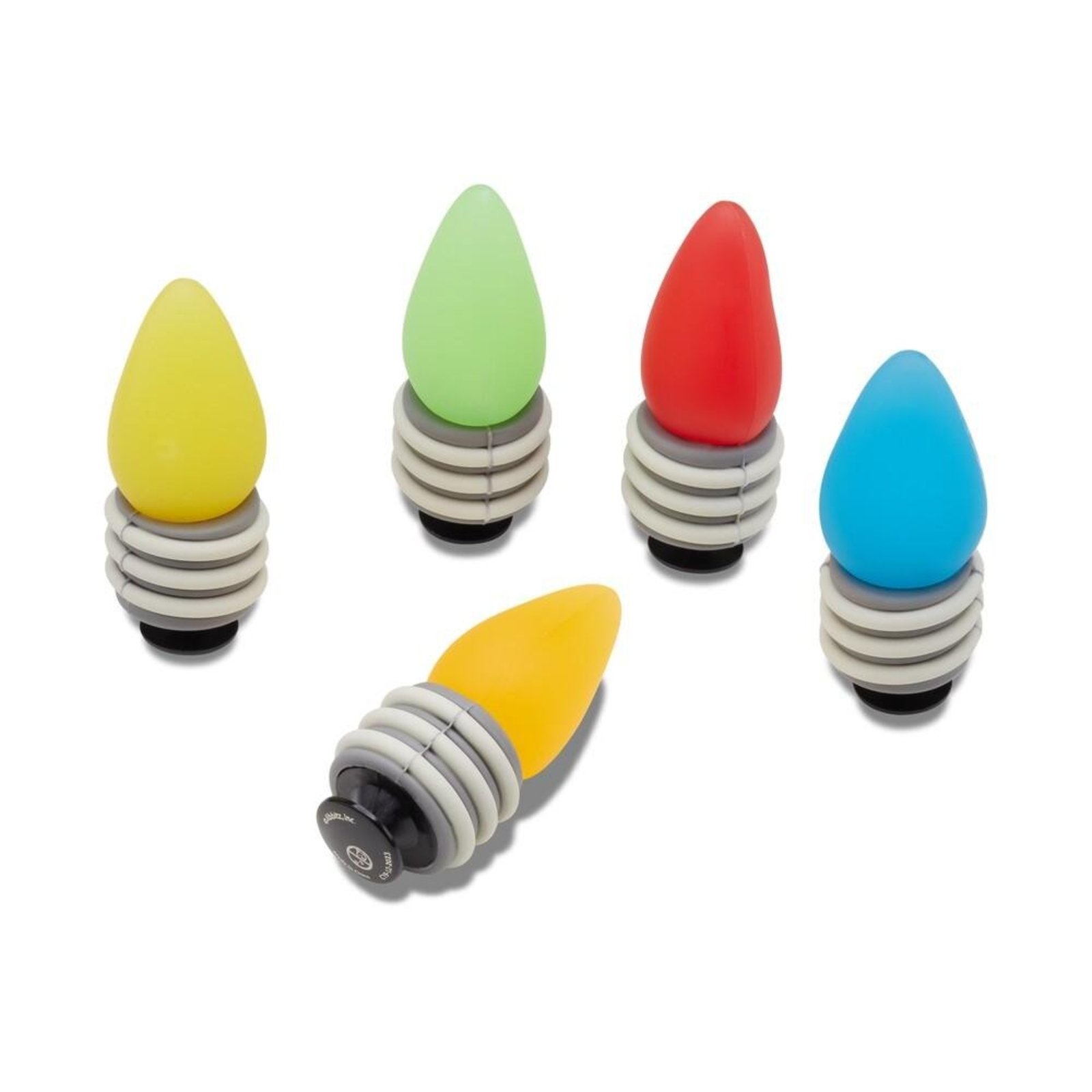 Infantil - Jibbitz™ Luzes Natalinas que Acendem Pack com 5 Peças Único Branco