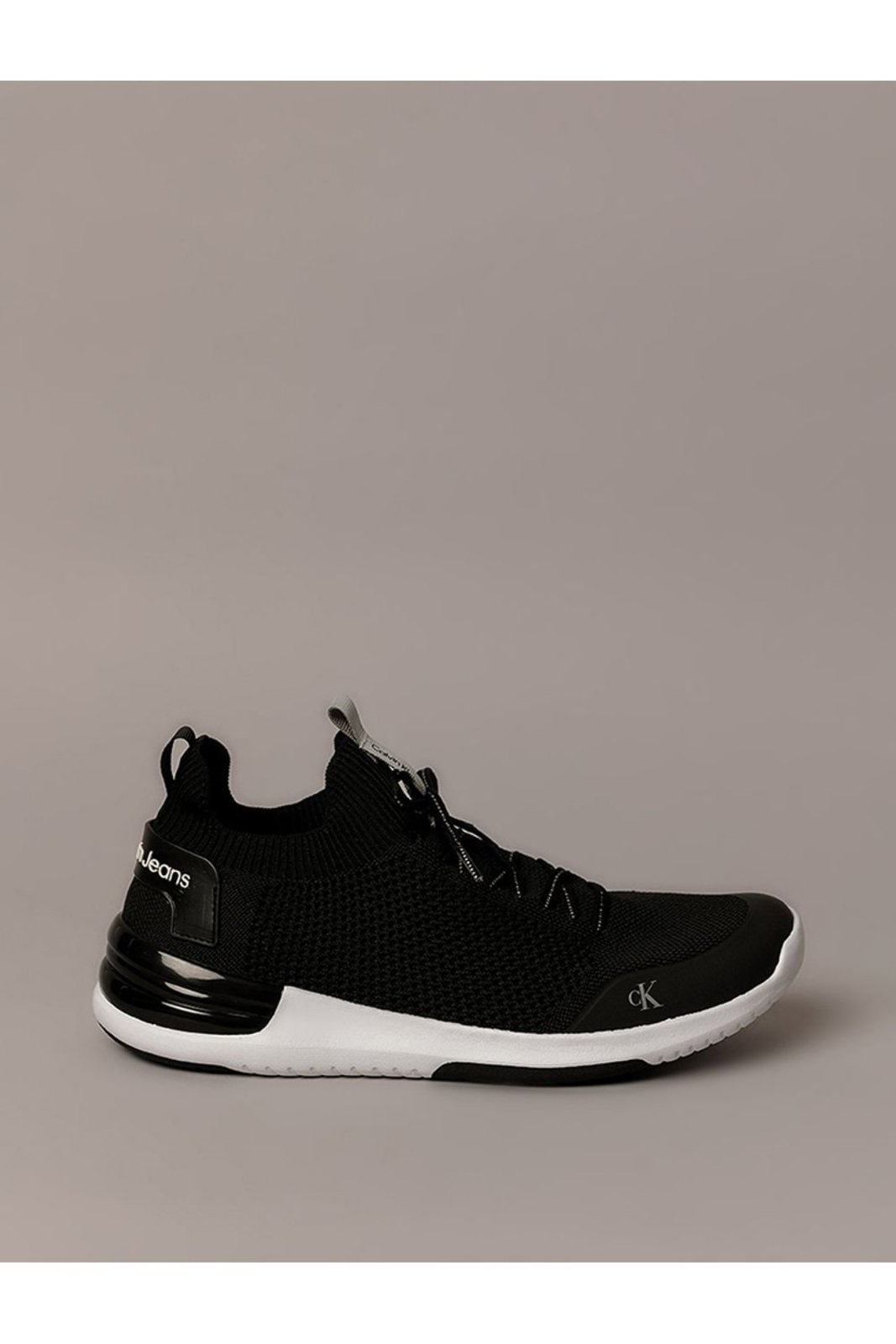 Tênis Masculino Baixo Air Knitt Calvin Klein Jeans - Preto