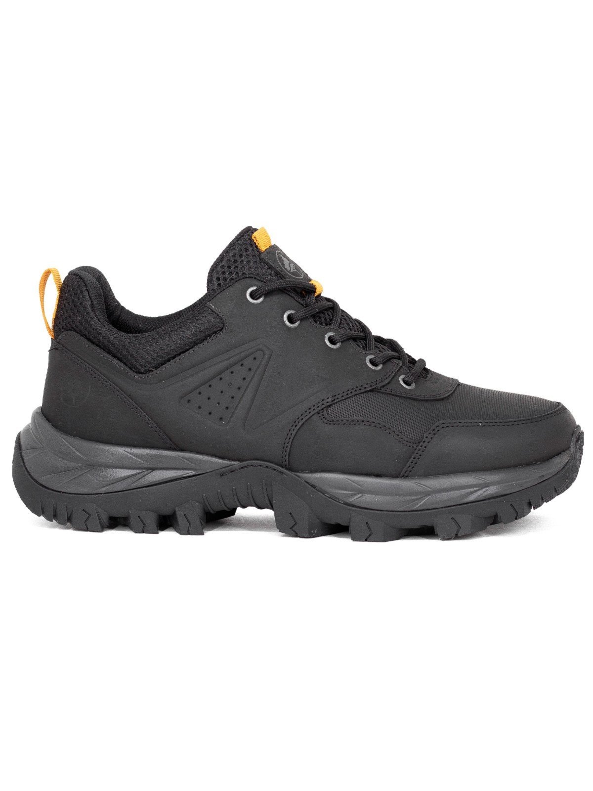 Tênis Masculino Macboot Adventure Ember 01 Couro Resistente Urbano Preto Grafite
