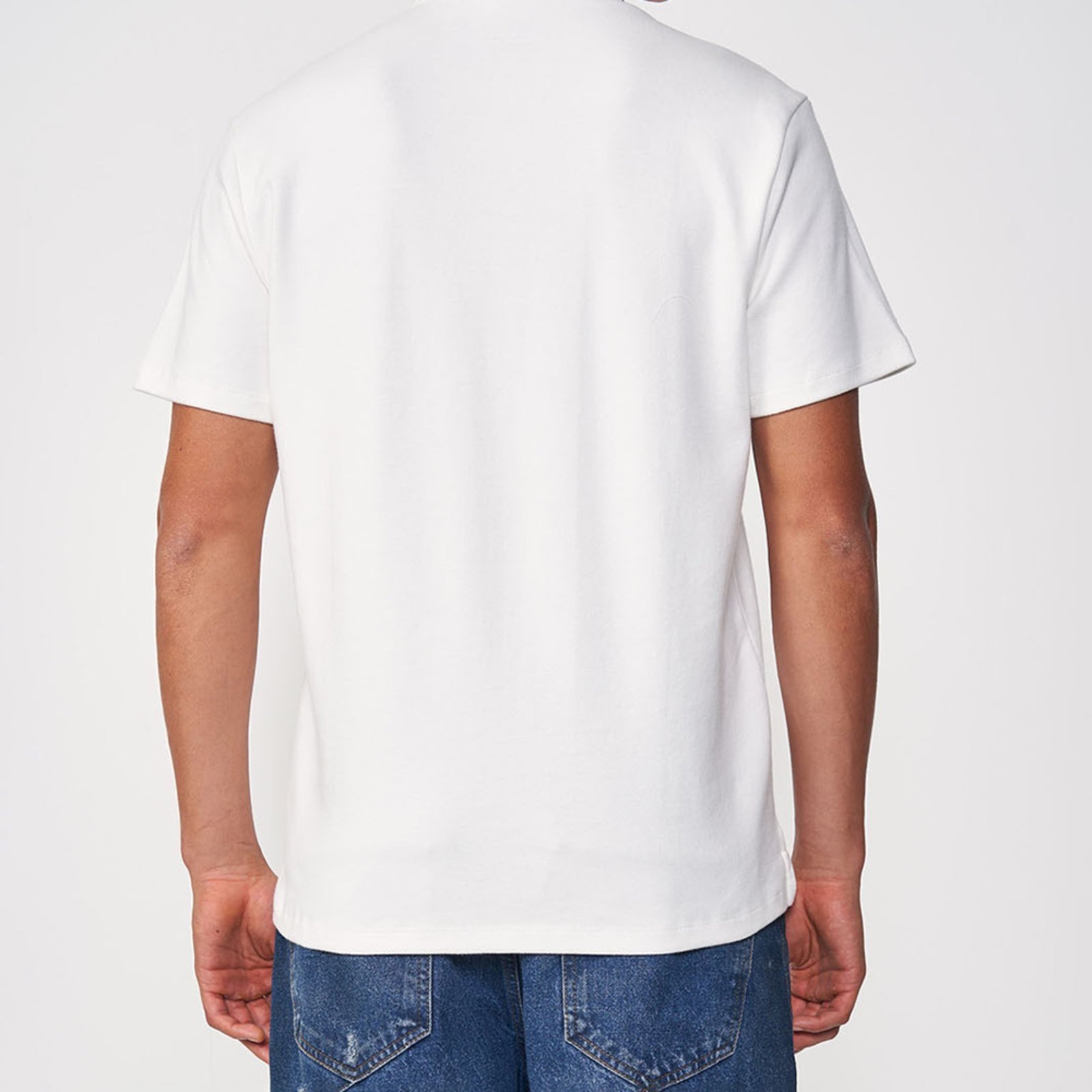 Vista 3 Camisa Polo Colcci Line In25 Off White Masculino amarelo white Colcci amarelo white