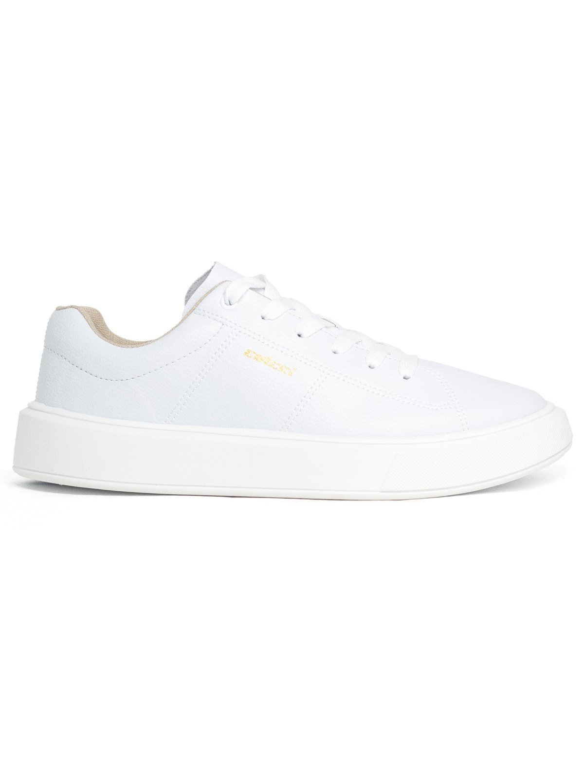 Tênis Masculino Colcci Casual Monza Costurado Confortável Cadarço Branco
