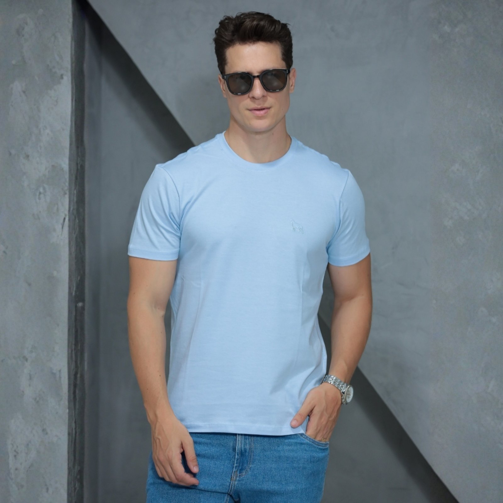 Camiseta Basica Manga Curta Masculino Revanche Foggiano