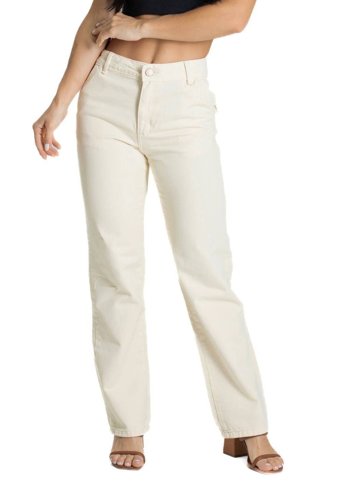 Calça Sarja Sawary Reta – 281488 – Amarelo – Sawary