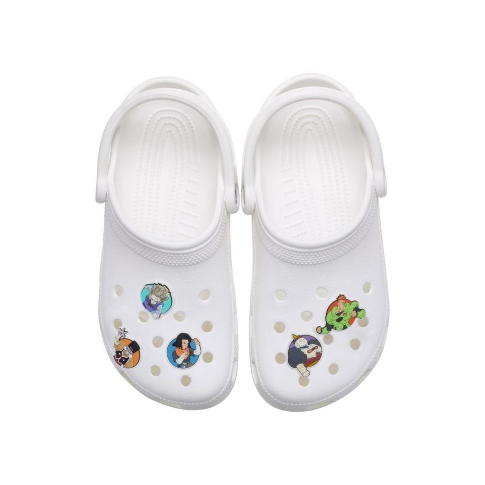 Vista 3 Infantil - Jibbitz™ dragon ball z 2 pack com 5 peças unico Crocs branco