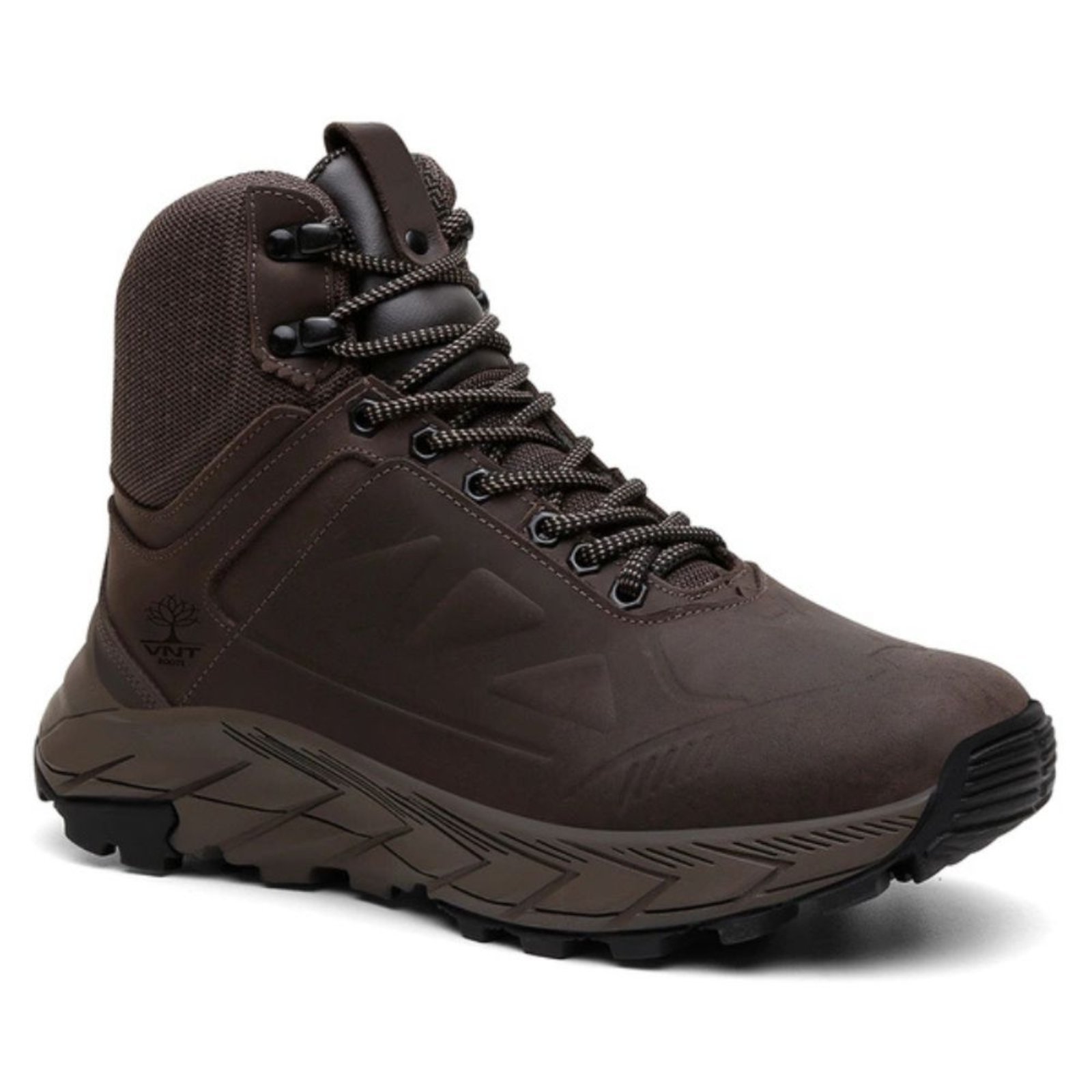 Coturno Masculino Trek Welt Bota Preta VNT Conforto Estilo e Resistência Marrom