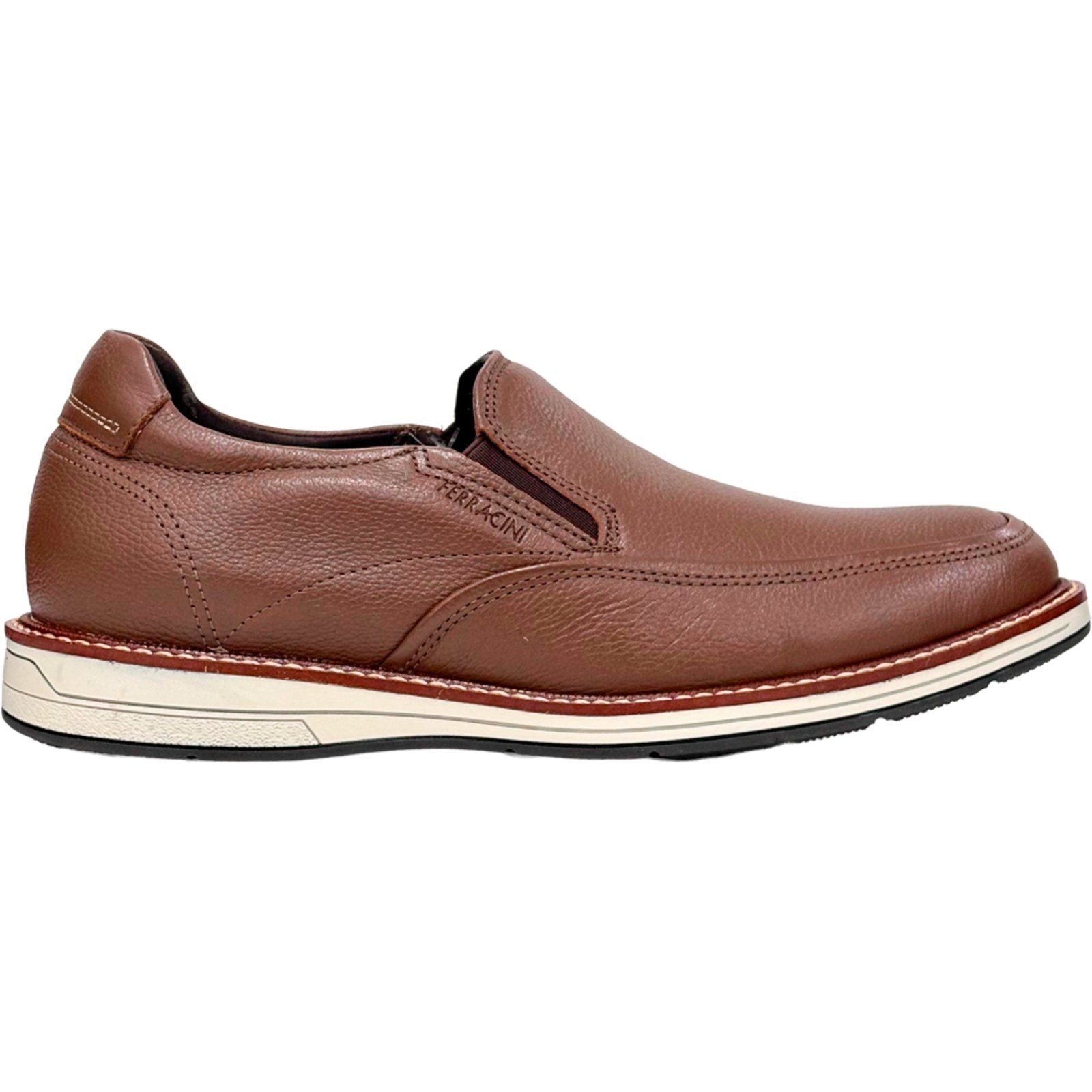 Sapato de Couro Ferracini Kingston 6159-675 Marrom Masculino