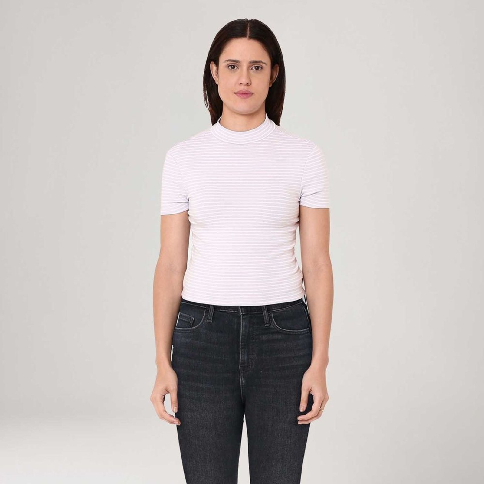 Blusa Levi’s® Effortless Roxo Manga Curta