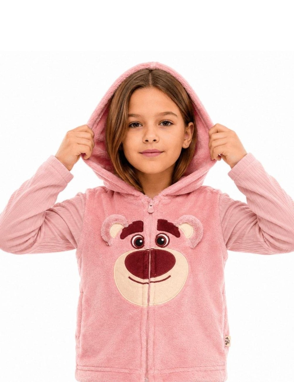 Infantil - Casaco Menina Disney Toy Story Alphabeto Rosa