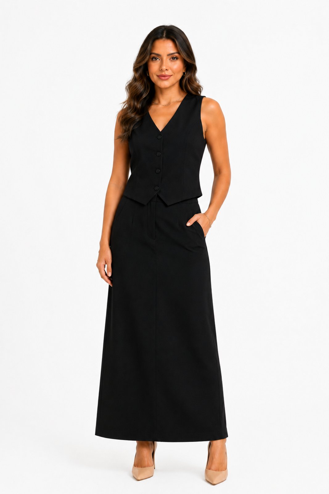 Conjunto Feminino D Bell Outlet Fashion Preto