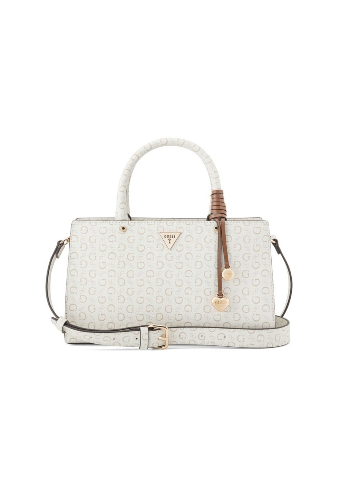 Bolsa Guess Katy Satchel Branco