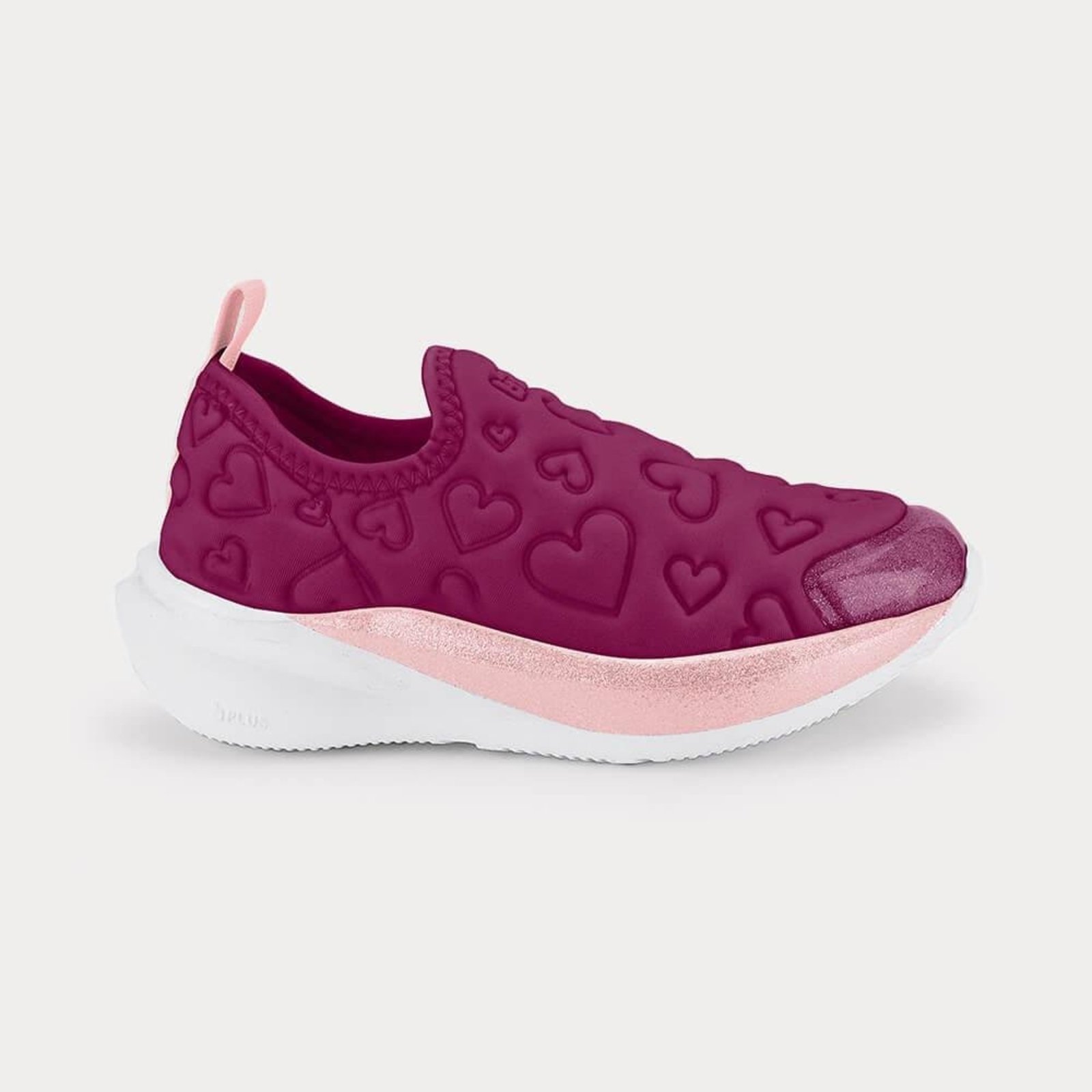 Infantil - Tênis Bibi Volt 2.0 Rosa com Corações 25
