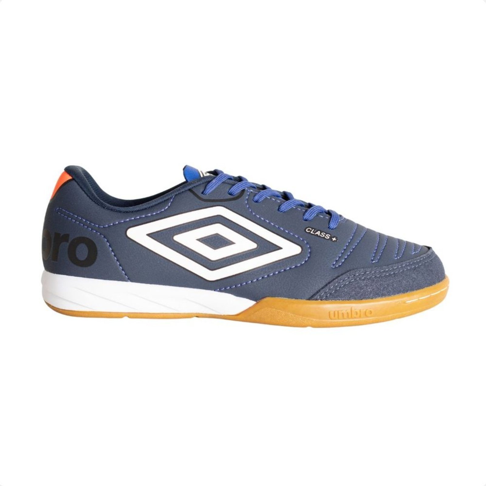 Vista 2 Chuteira Indoor Masc Umbro Class + azul Umbro azul