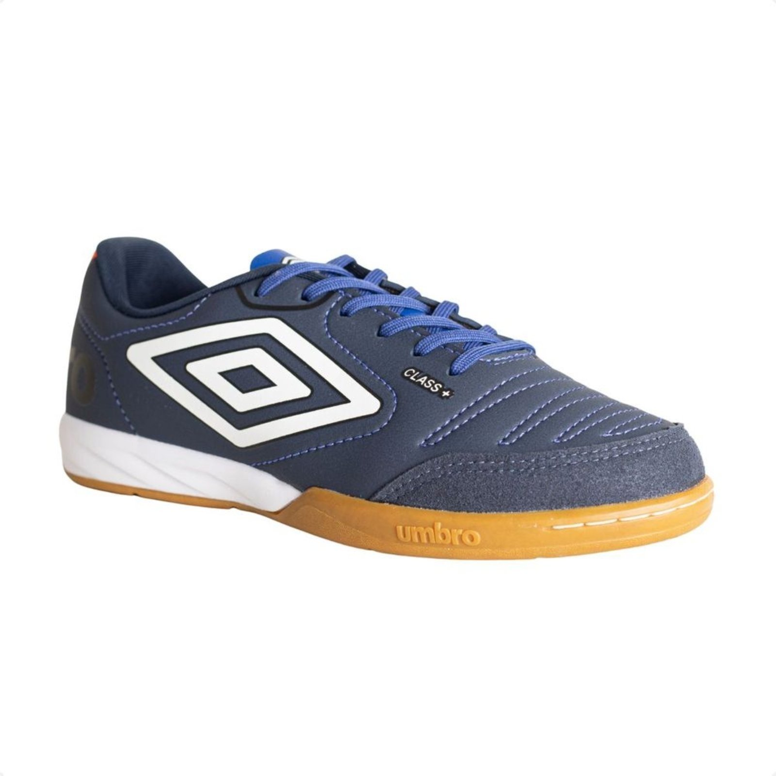 Vista 3 Chuteira Indoor Masc Umbro Class + azul Umbro azul