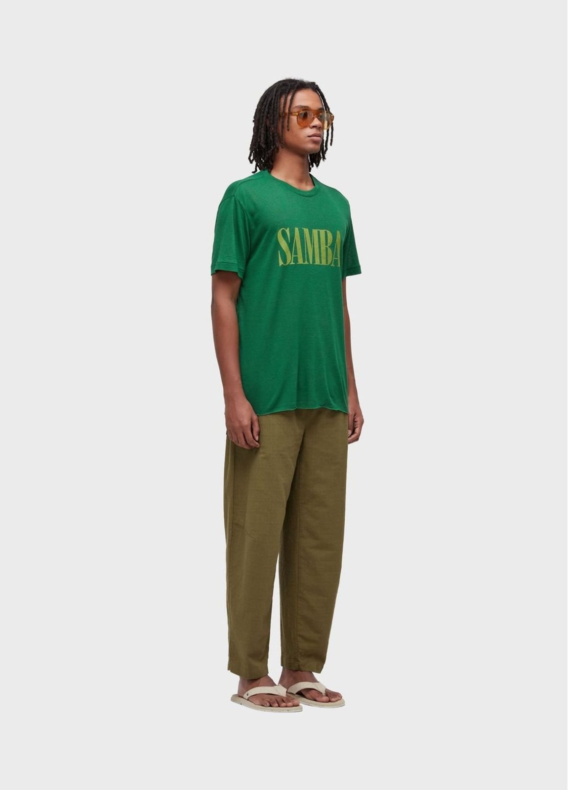 Vista 3 Calça jogging cotton texture Osklen off-white Osklen off-white