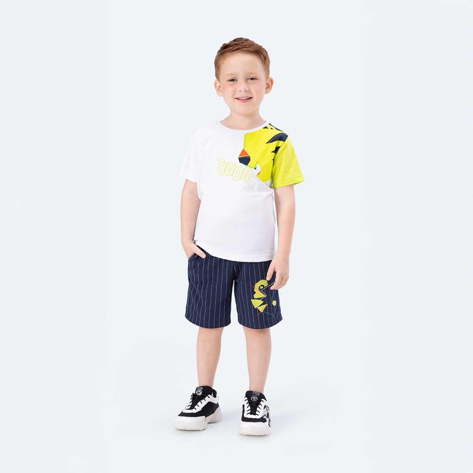Infantil - Camiseta Manga Curta Menino Tigor T. Tigre
