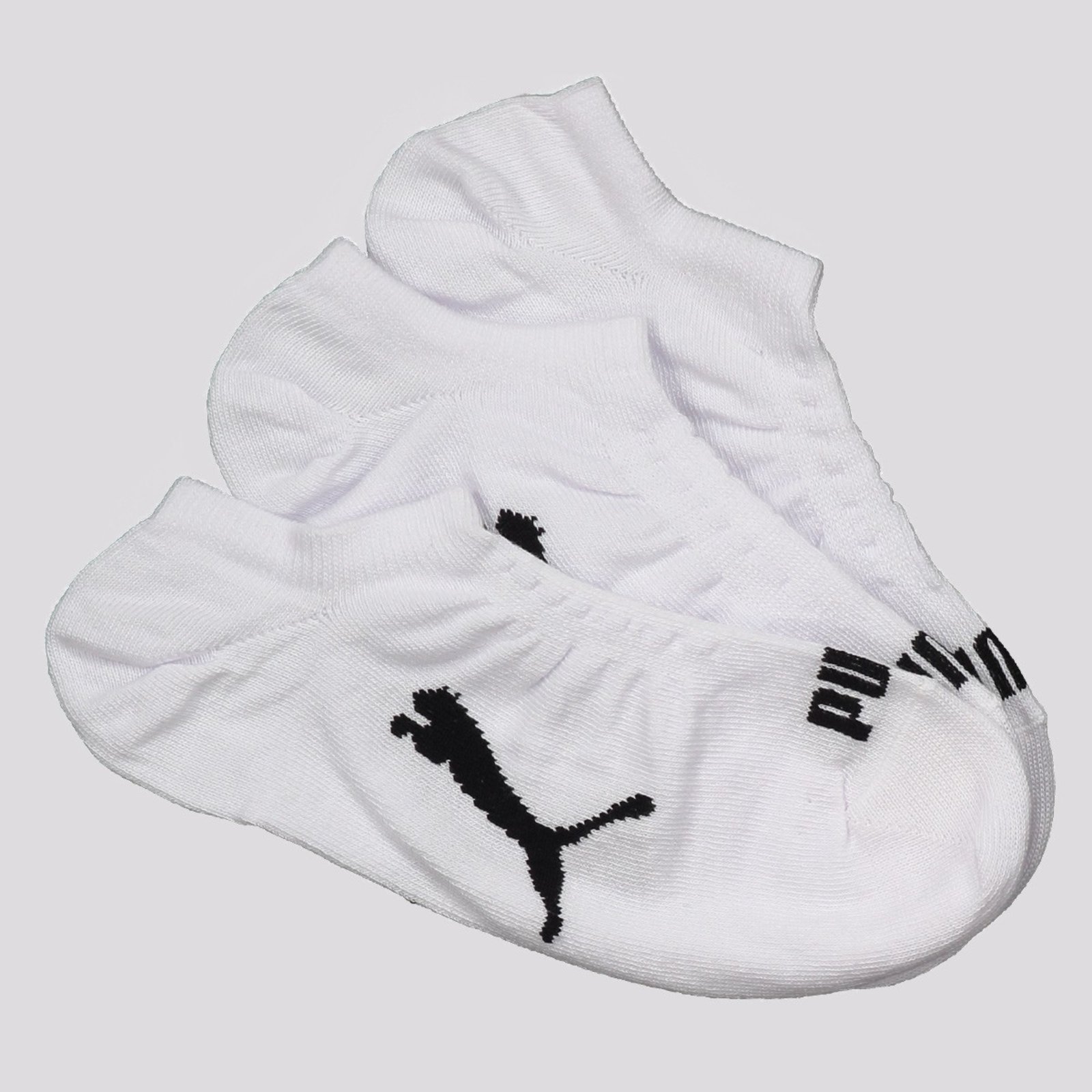 Kit Meia Puma Sapatilha Invisível 3 Pares Feminina